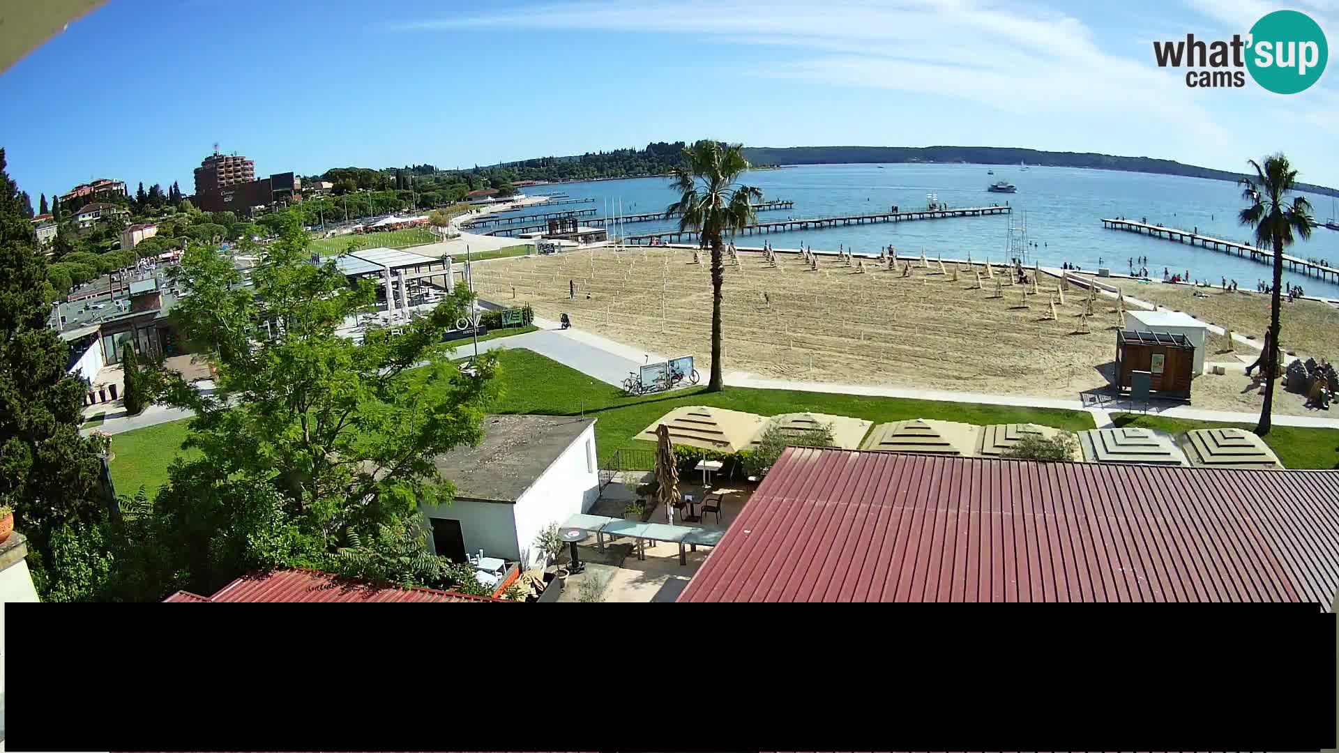 Livecam Portorož beach