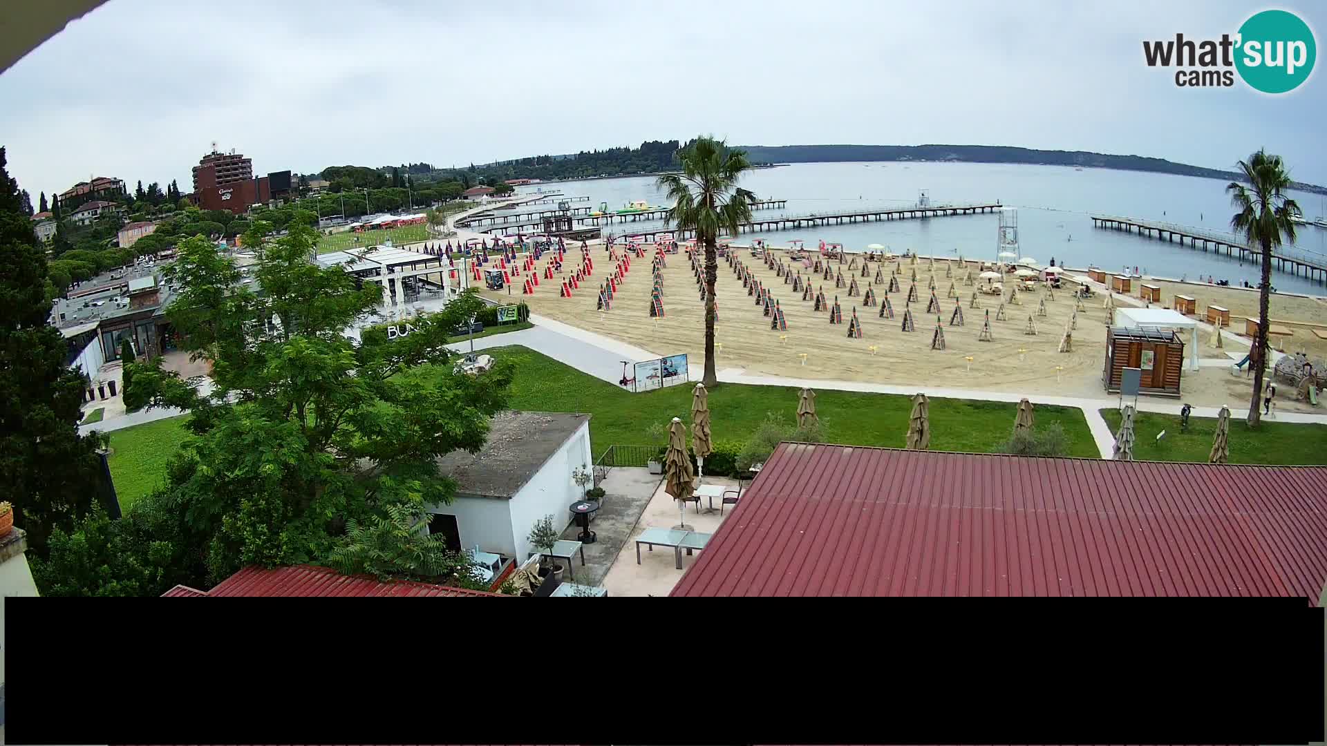 Spletna kamera plaža Portorož