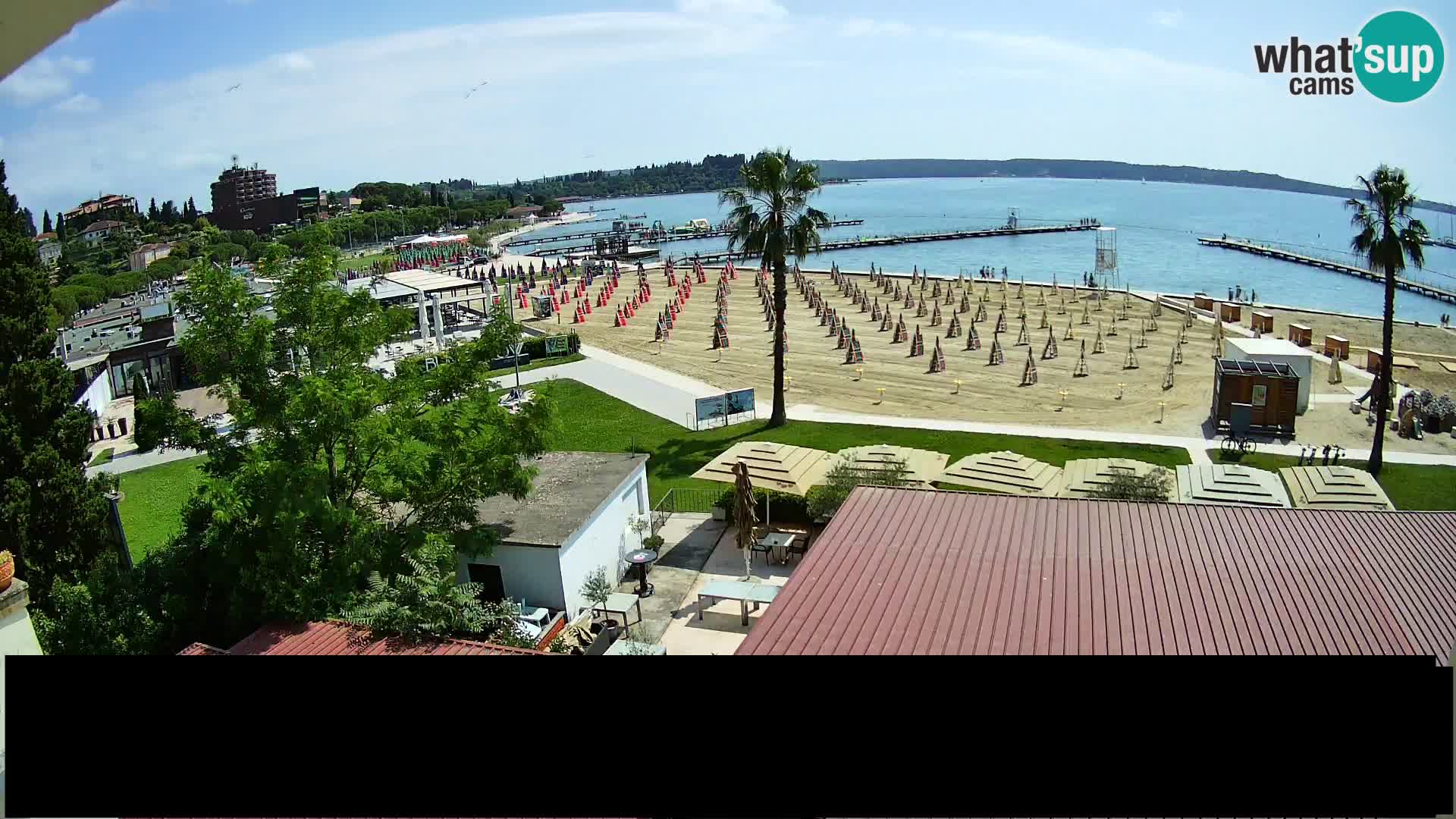 Web kamera Portorož plaža – Kavarna Karamela