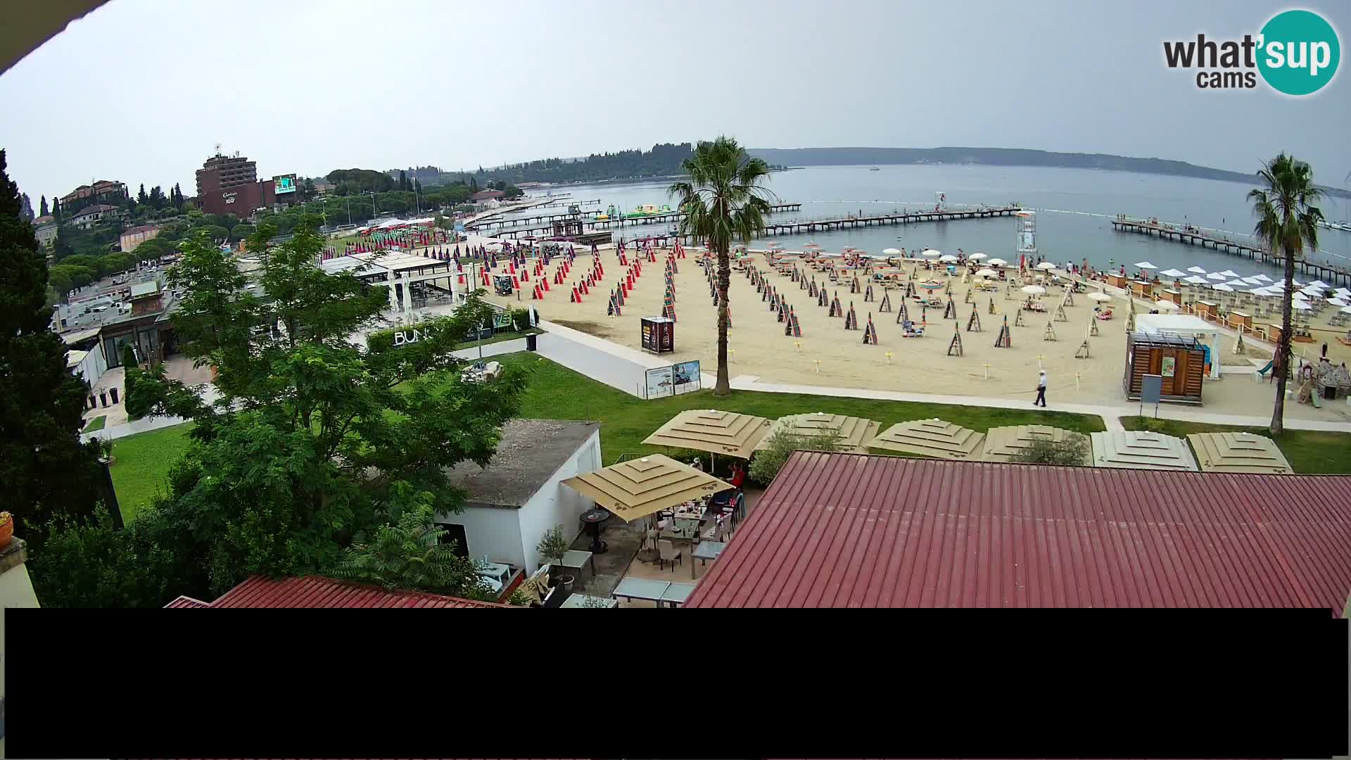 Webcam Live Strand in Portorož