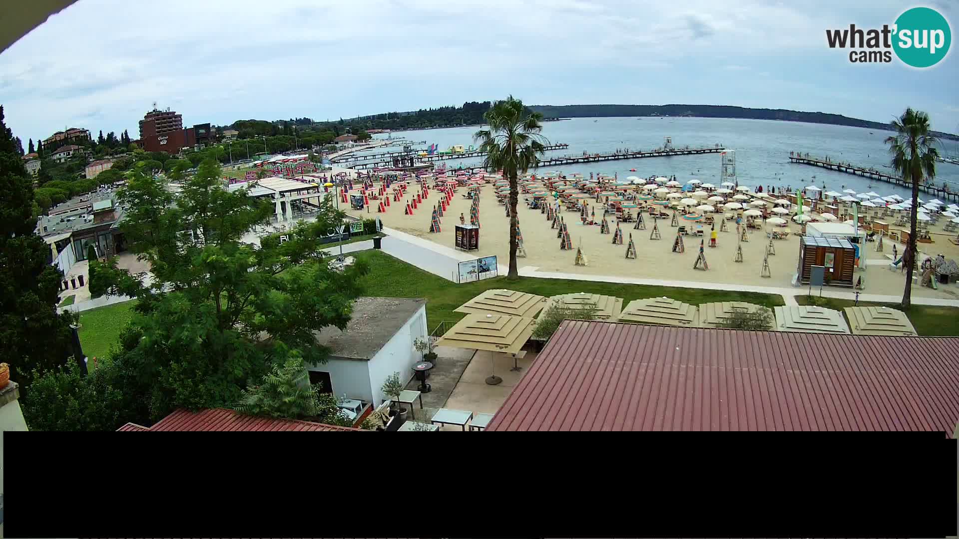 Webcam Live Playa de Portorož