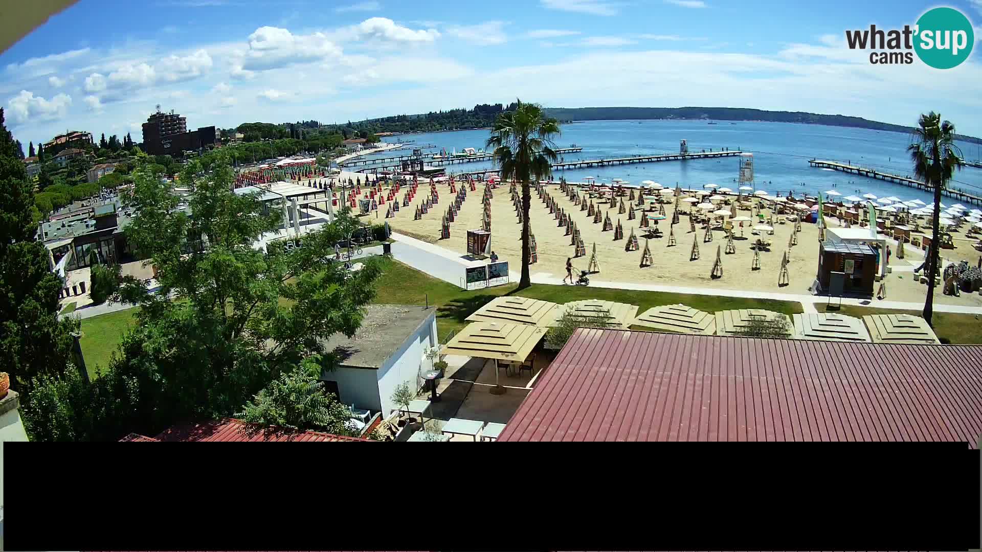 Spletna kamera Plaža Portorož