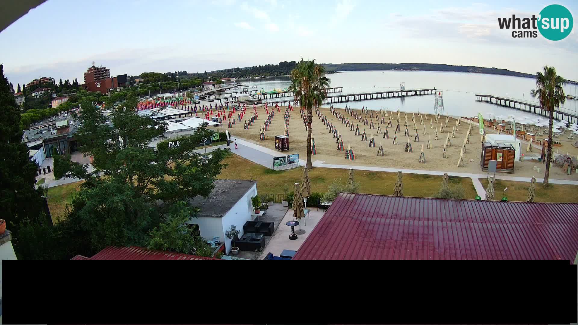 Spletna kamera plaža Portorož