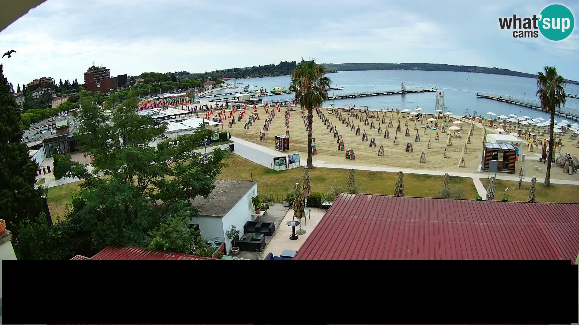 Webcam Live Playa de Portorož