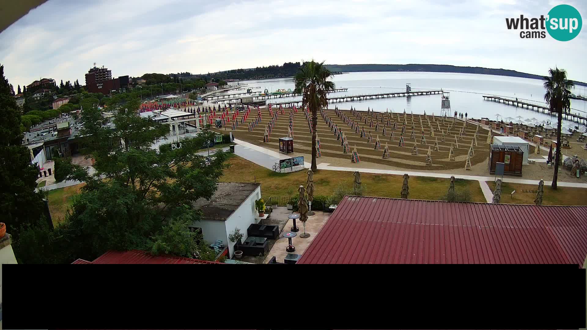 Playa Portorož camera en vivo