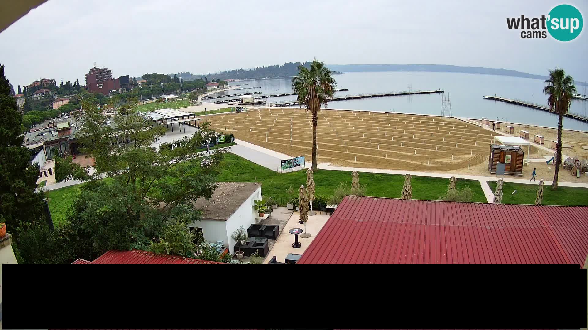 Spiaggia di Portorose live webcam