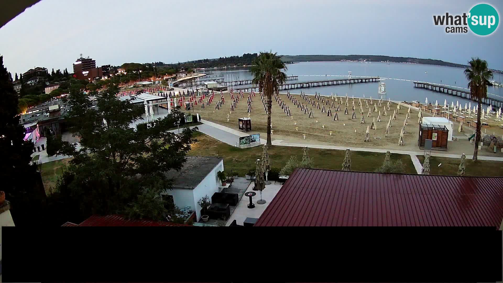 Webcam Live Strand in Portorož