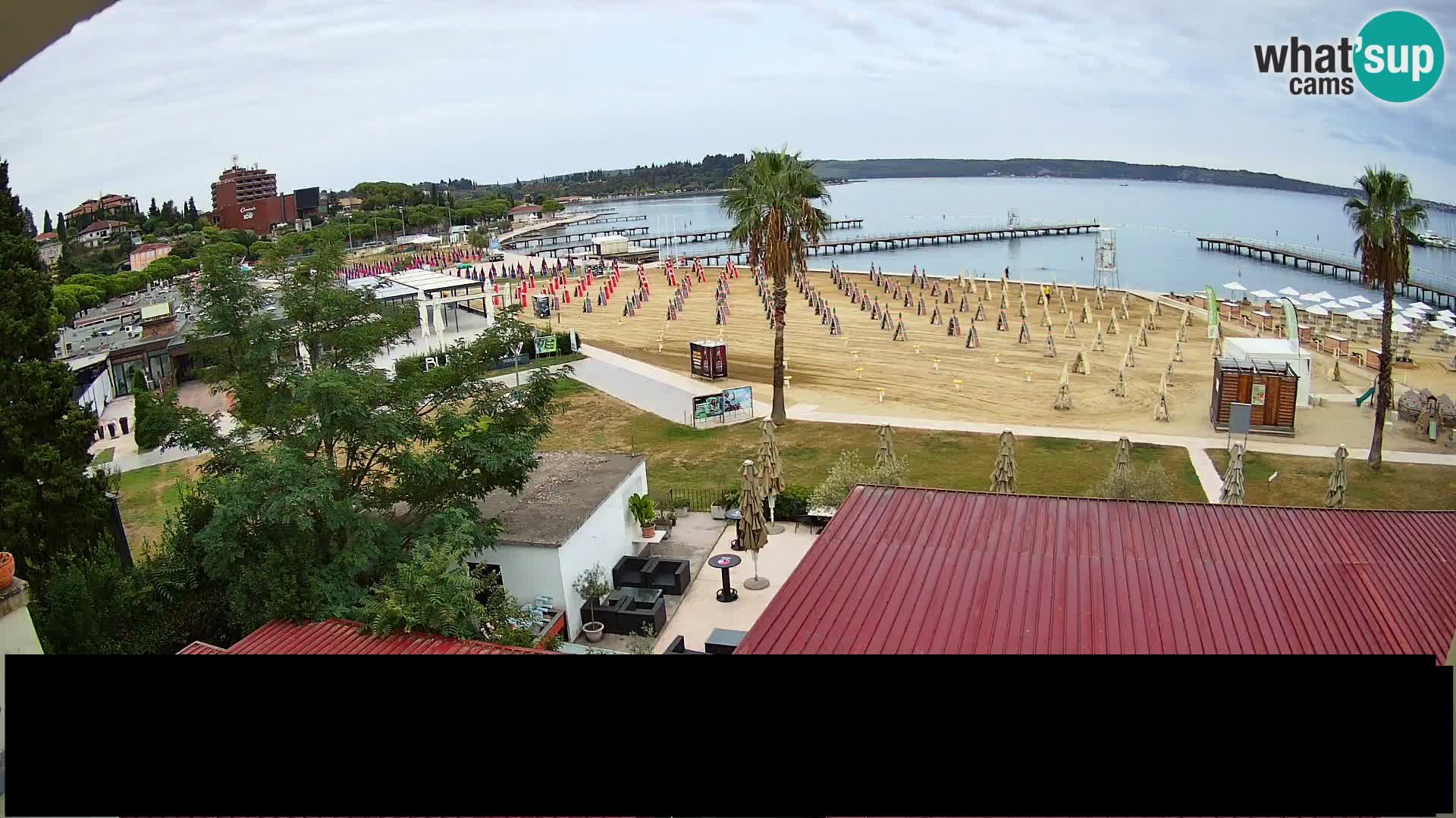 Plage Portorož live cam