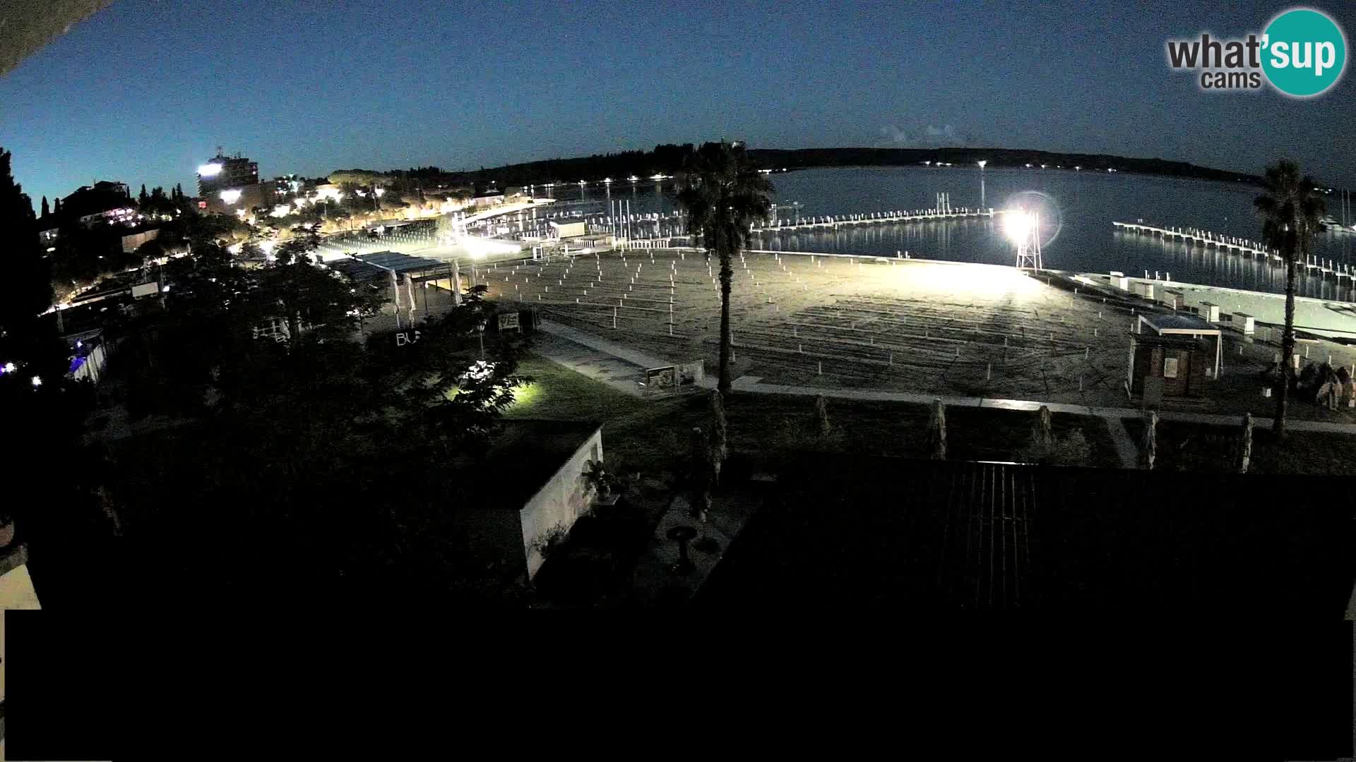 Webcam live Plage Portorož – Caffe Karamela