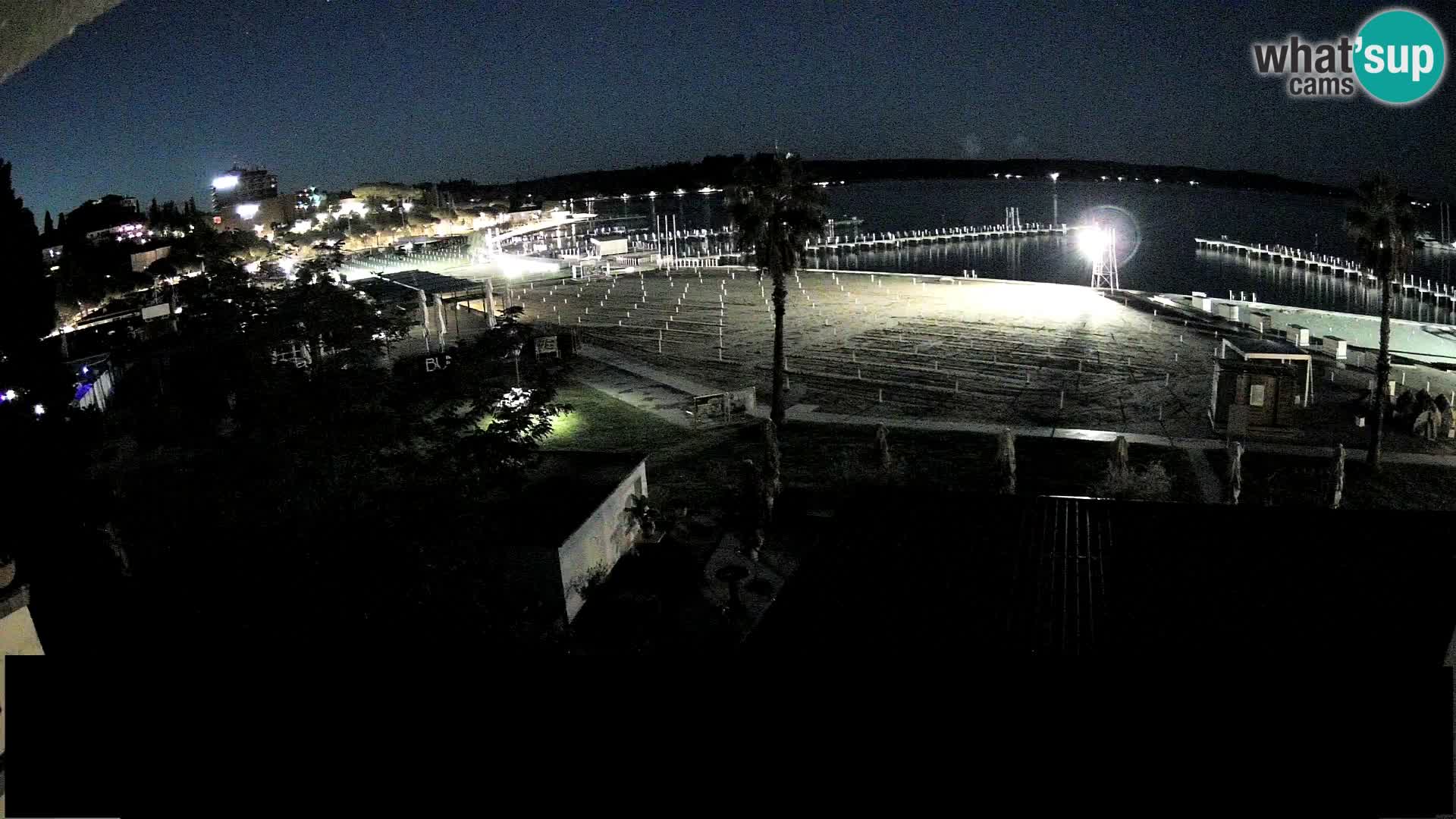 Plage Portorož live cam