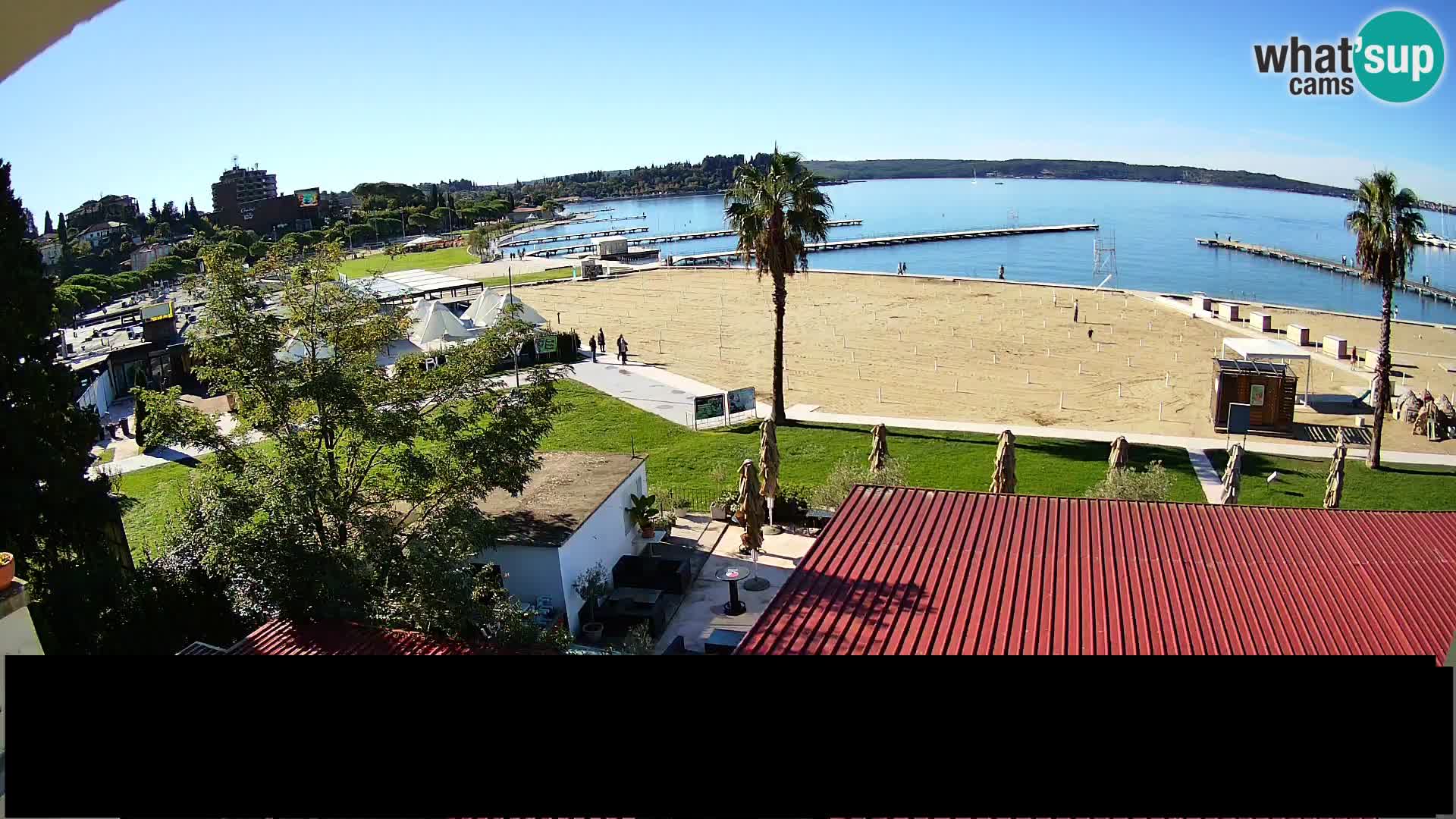 Webcam live Beach in Portorož