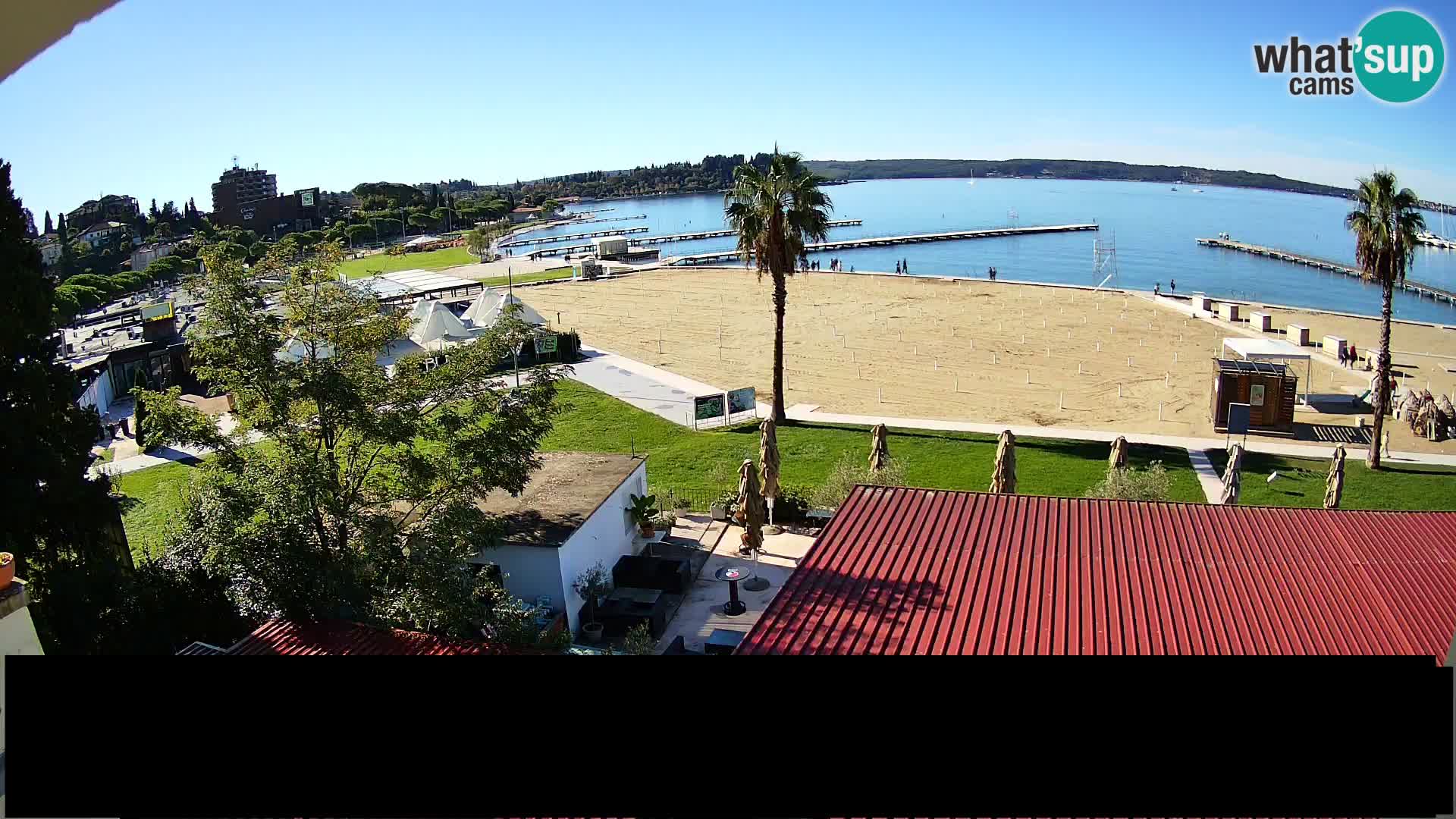 Webcam Live Plage à Portorož