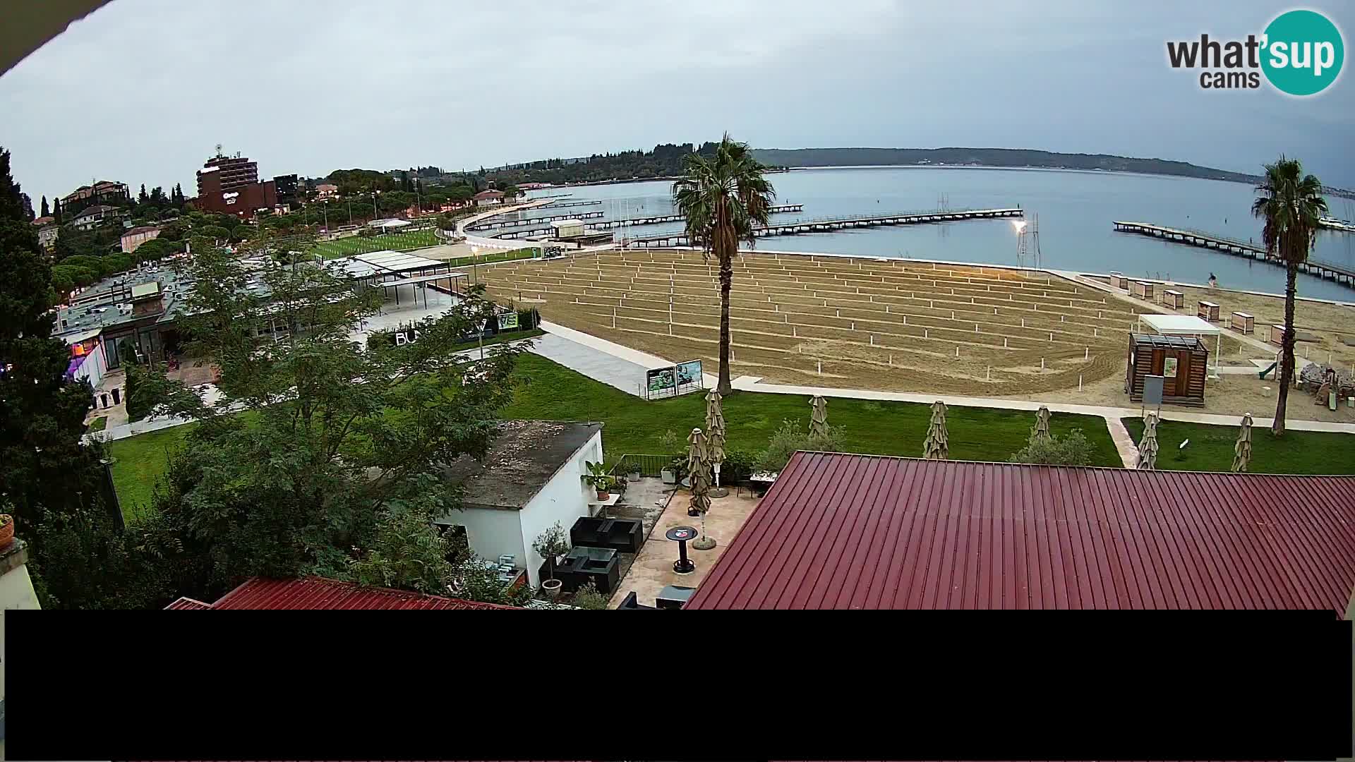 Webcam Portorož Strand – Karamela bar