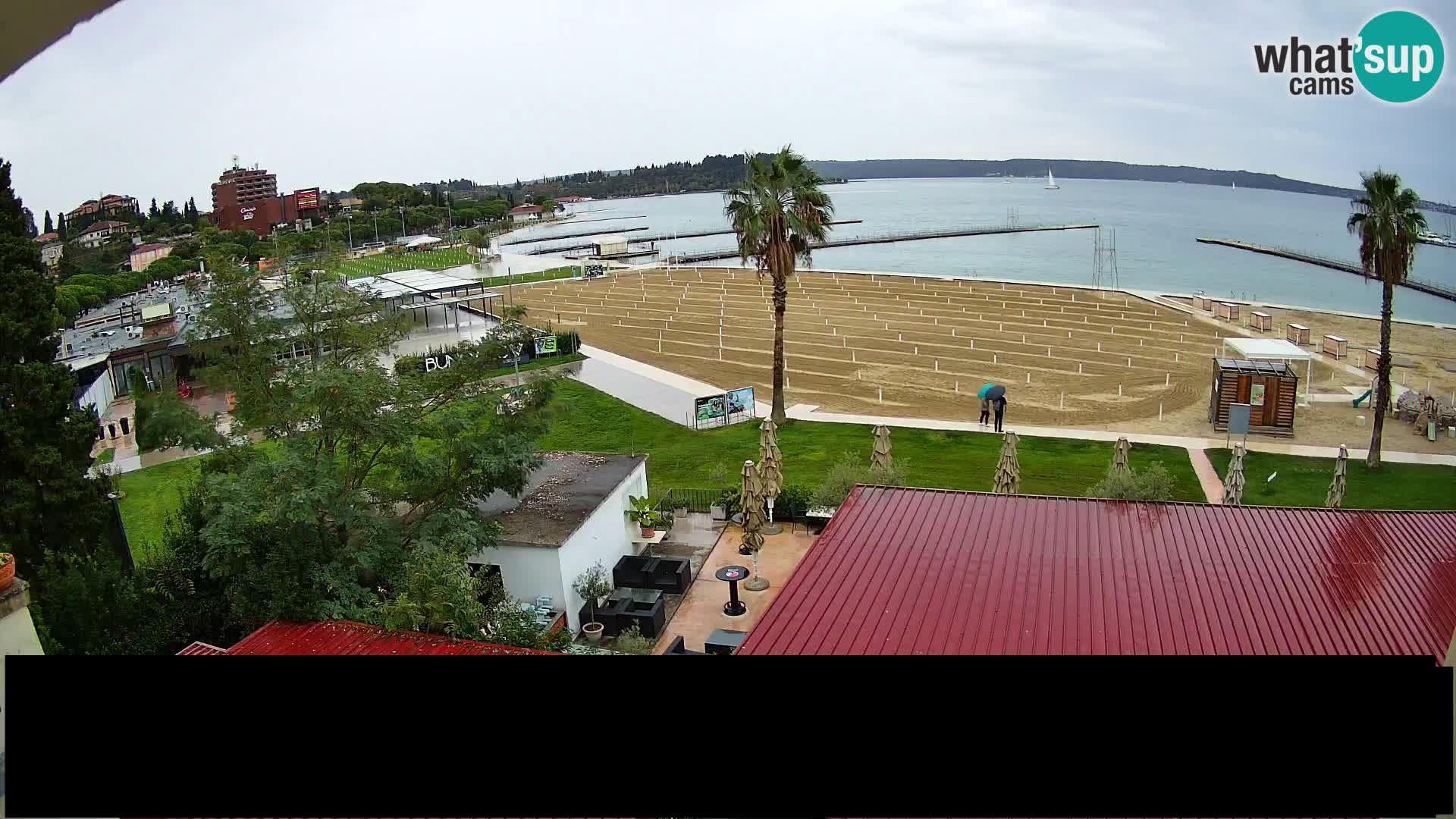 Webcam Live Strand in Portorož