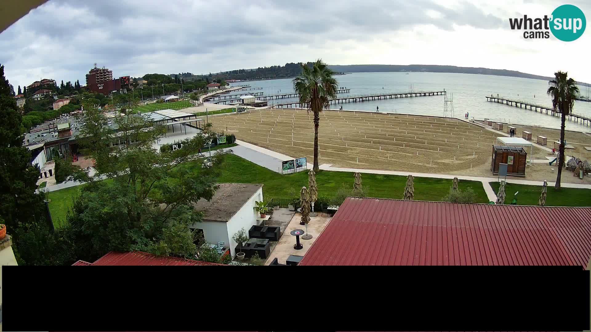 Webcam Live Playa de Portorož