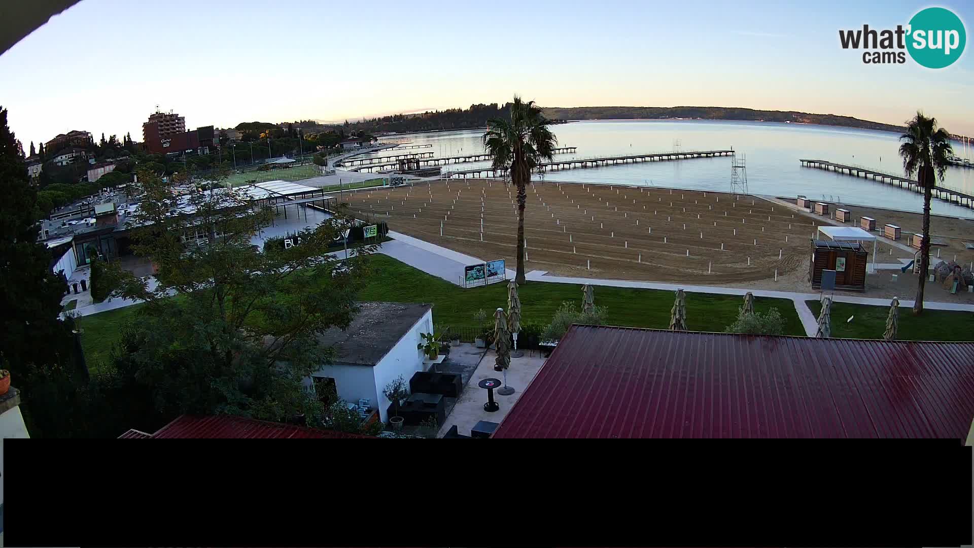 Webcam Live Strand in Portorož