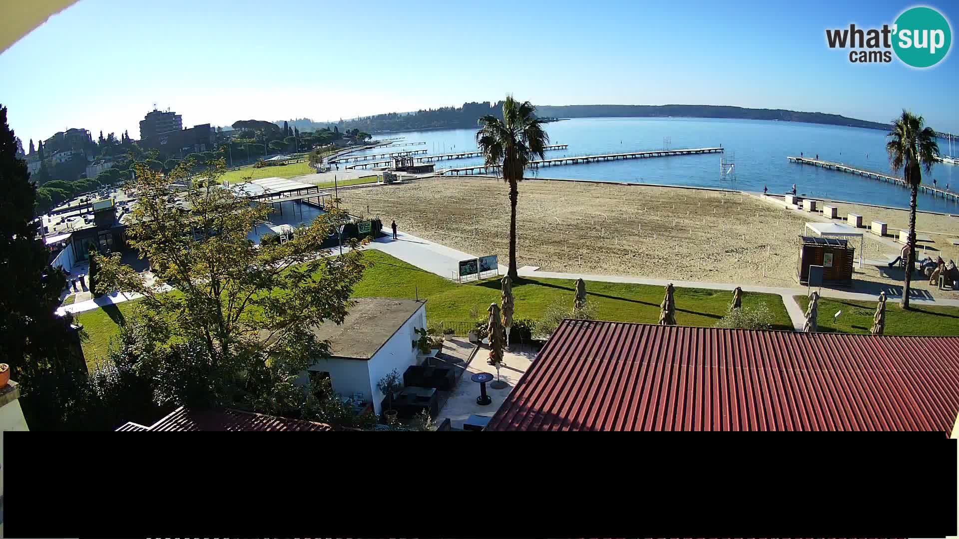 Spiaggia di Portorose live webcam