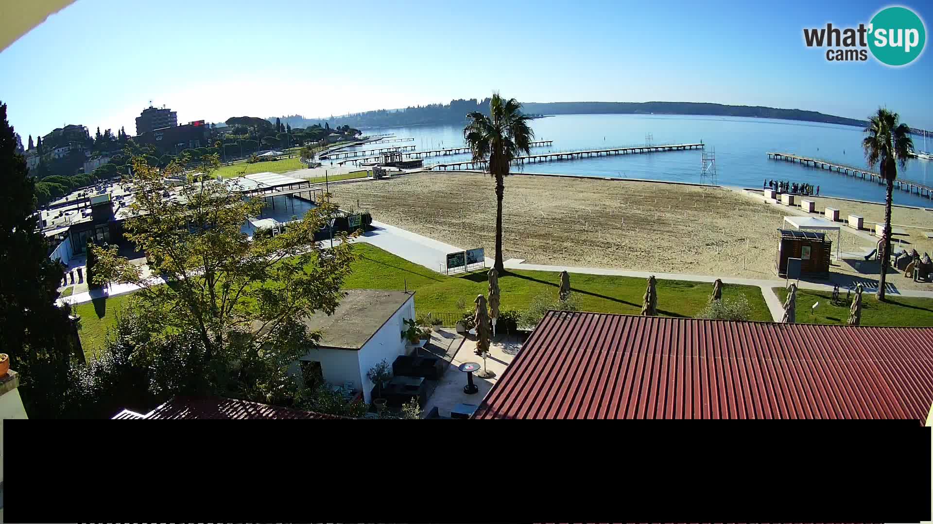 Webcam Live Spiaggia di Portorose