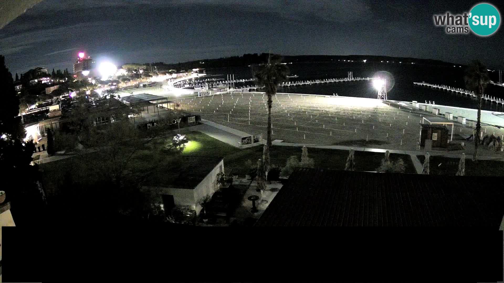 Playa Portorož camera en vivo