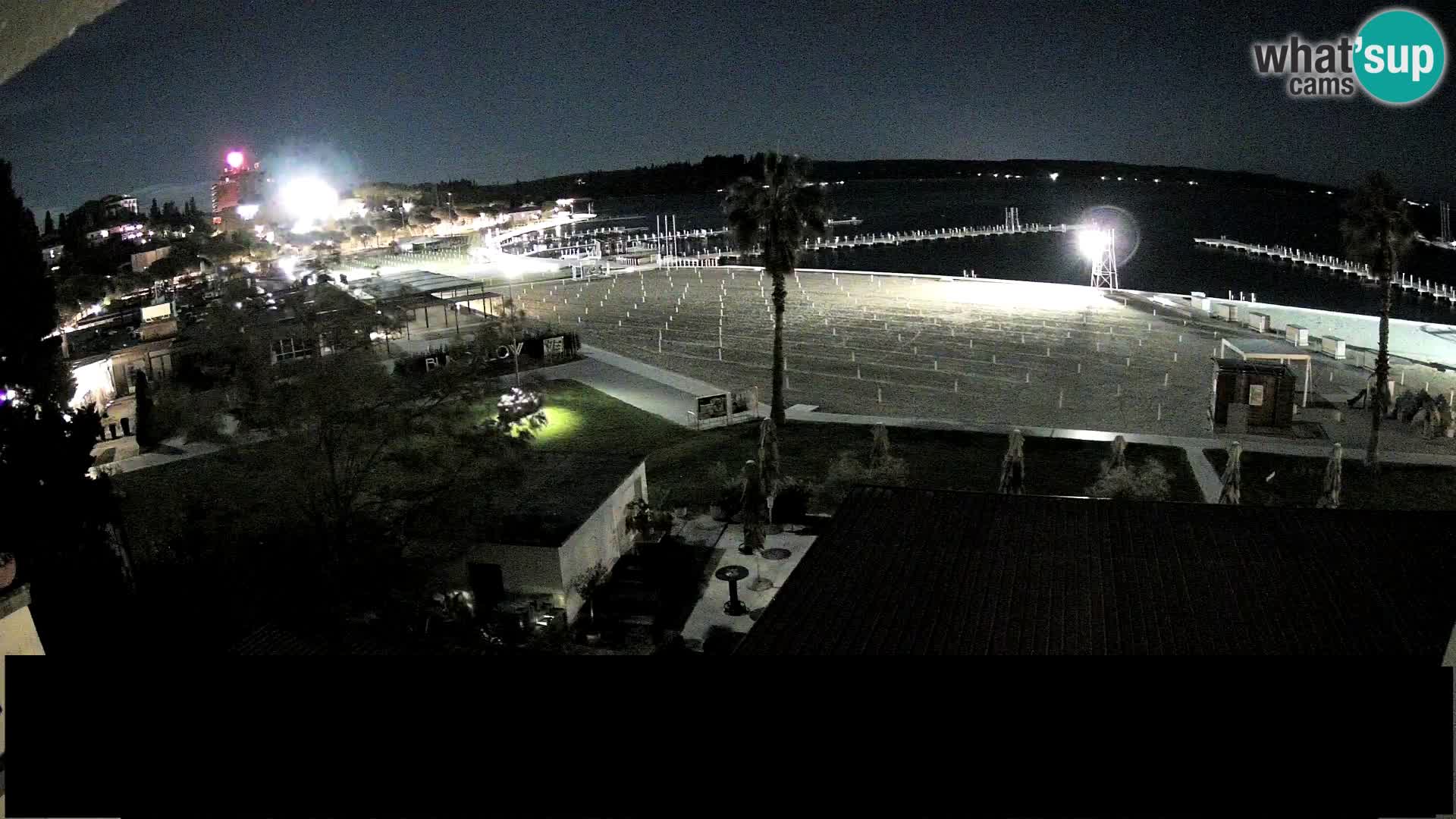 Spiaggia di Portorose live webcam