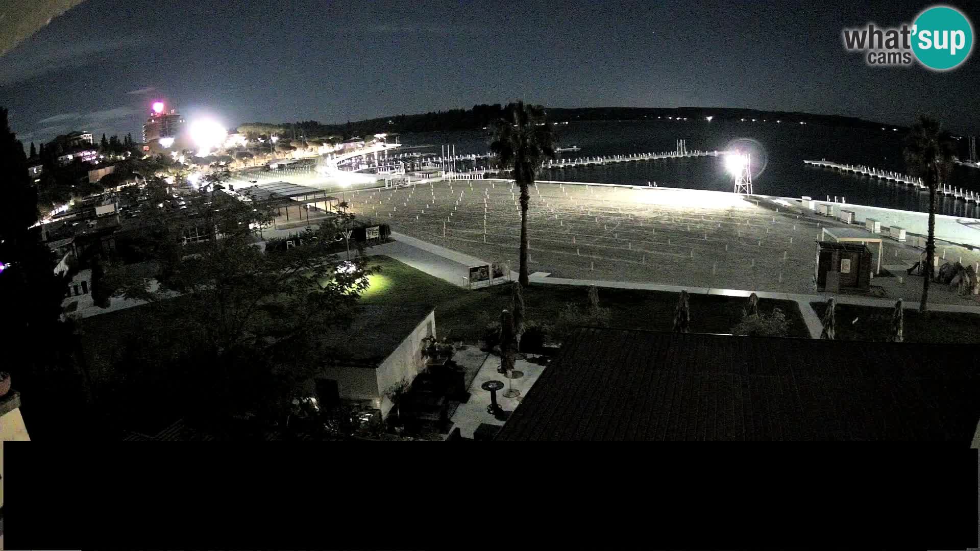 Spiaggia di Portorose live webcam