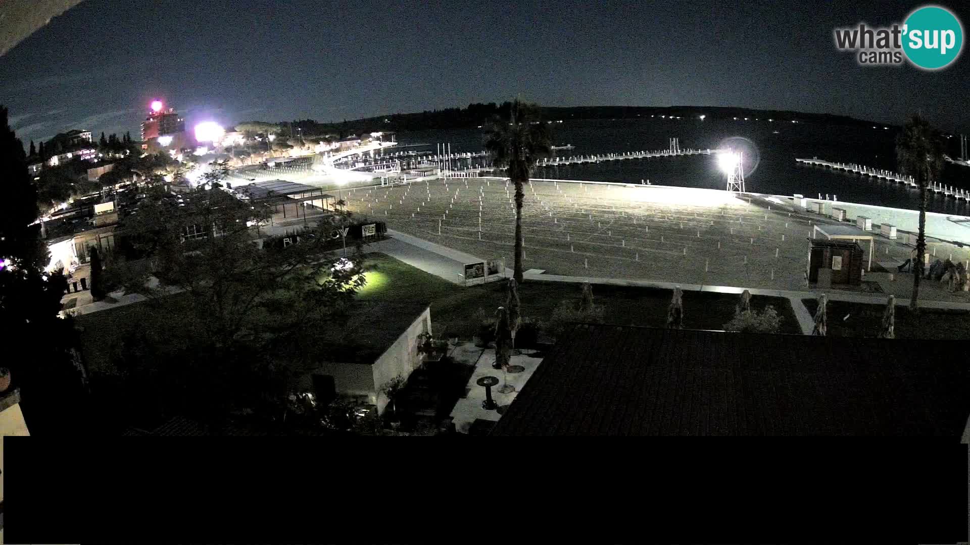 Spiaggia di Portorose live webcam