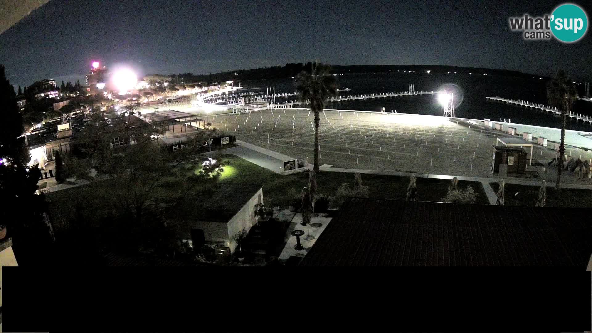 Spiaggia di Portorose live webcam