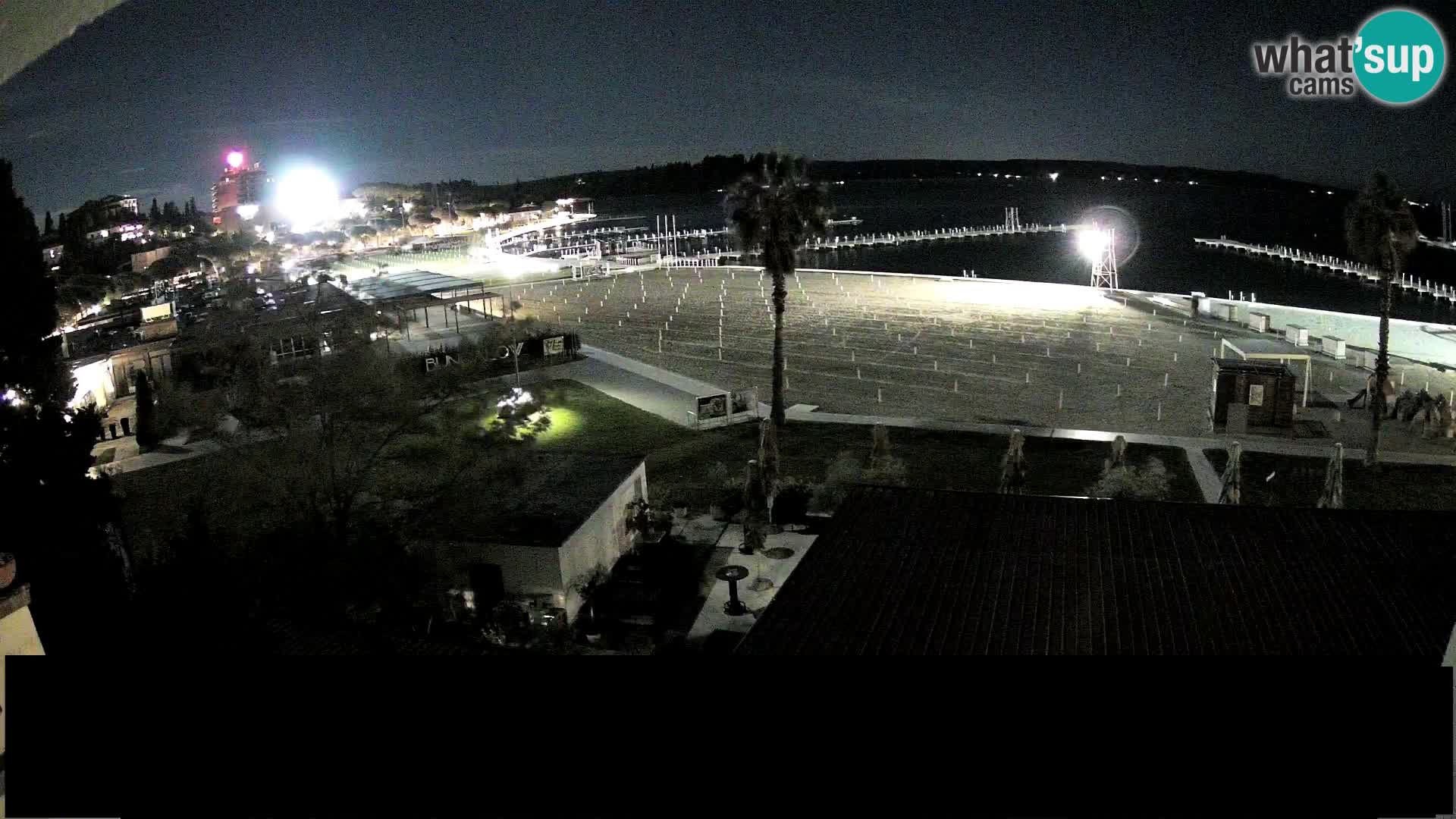 Spiaggia di Portorose live webcam