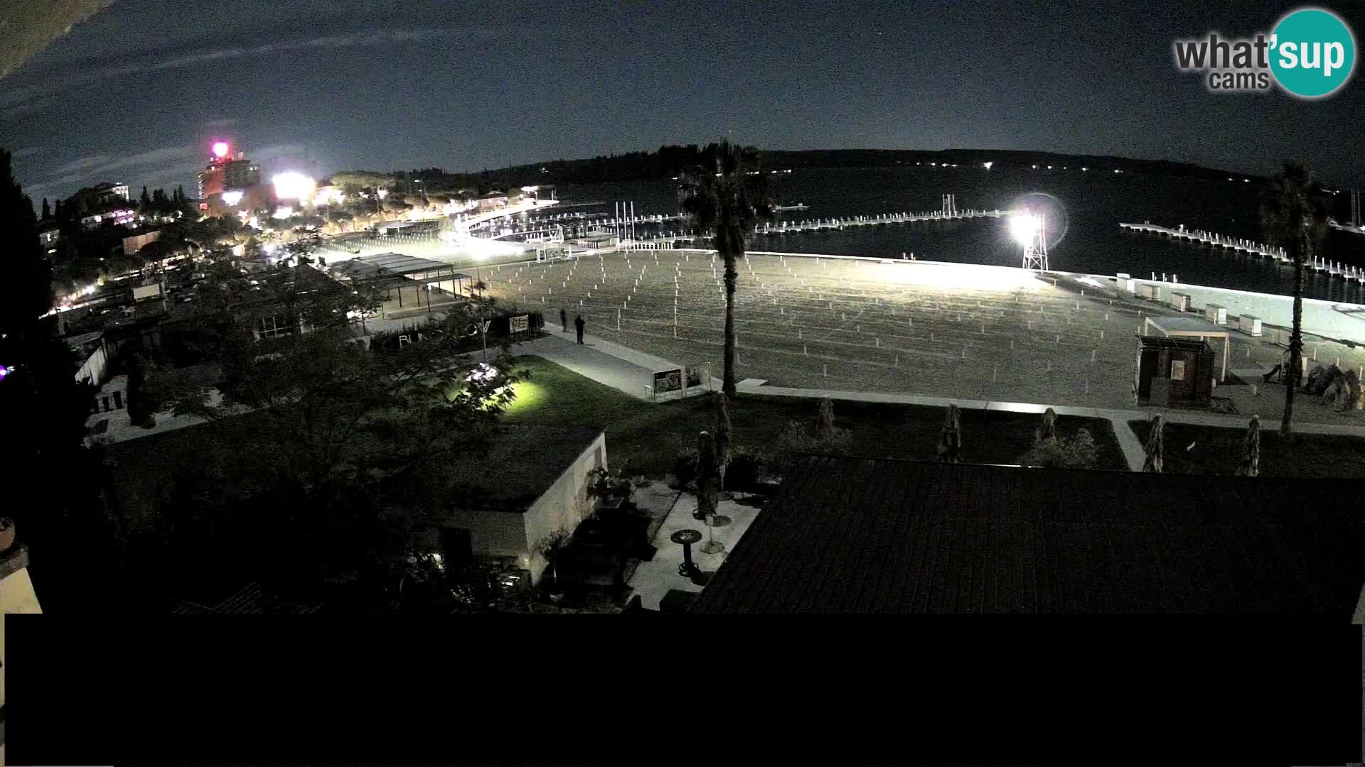 Spiaggia di Portorose live webcam