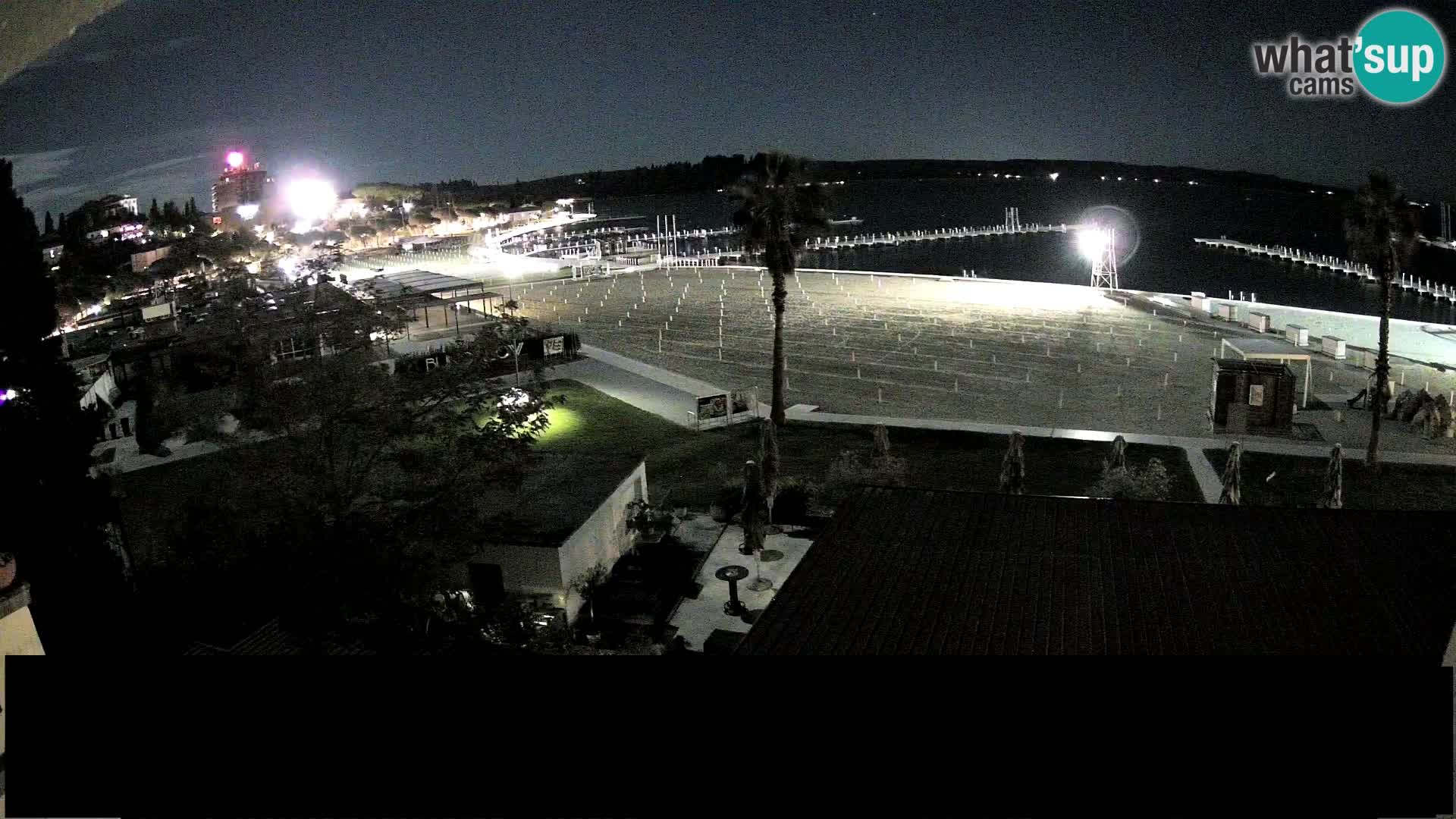 Spiaggia di Portorose live webcam