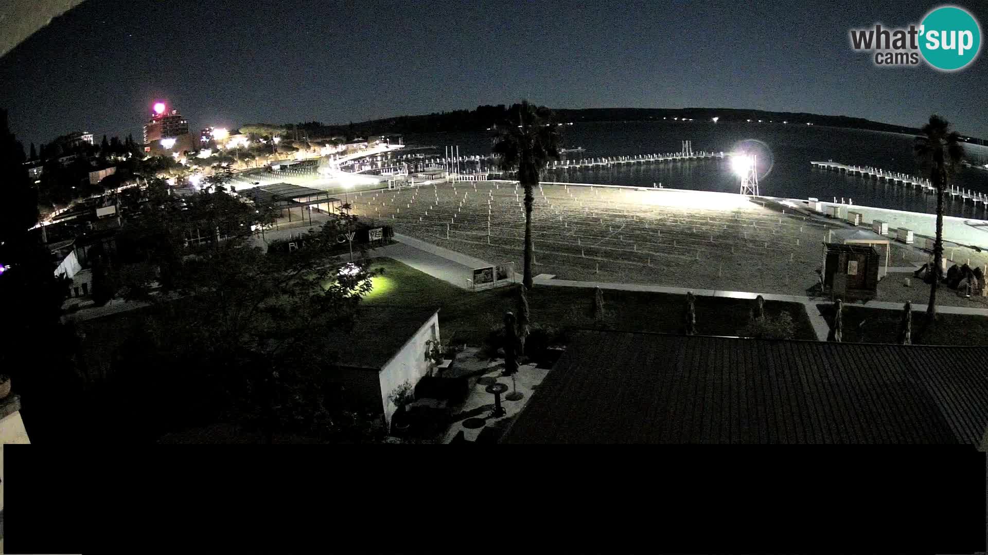 Webcam Live Playa de Portorož