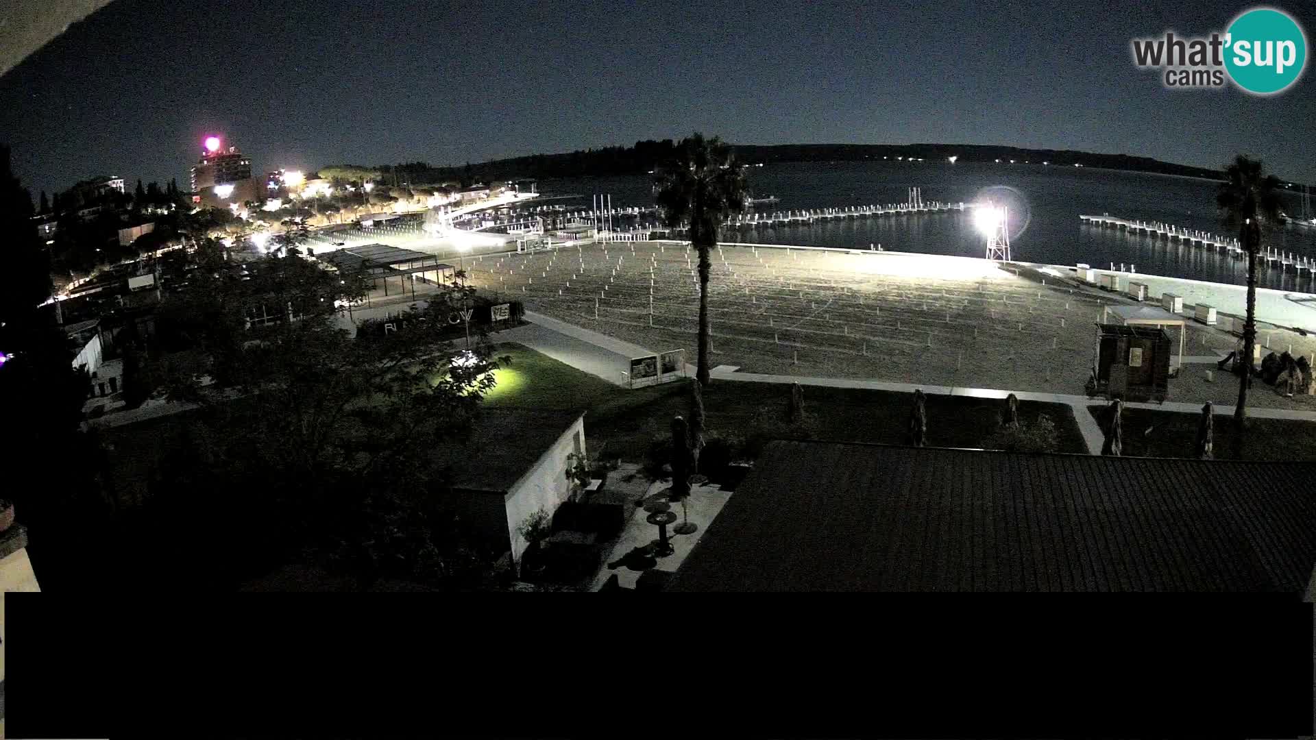 Spiaggia di Portorose live webcam