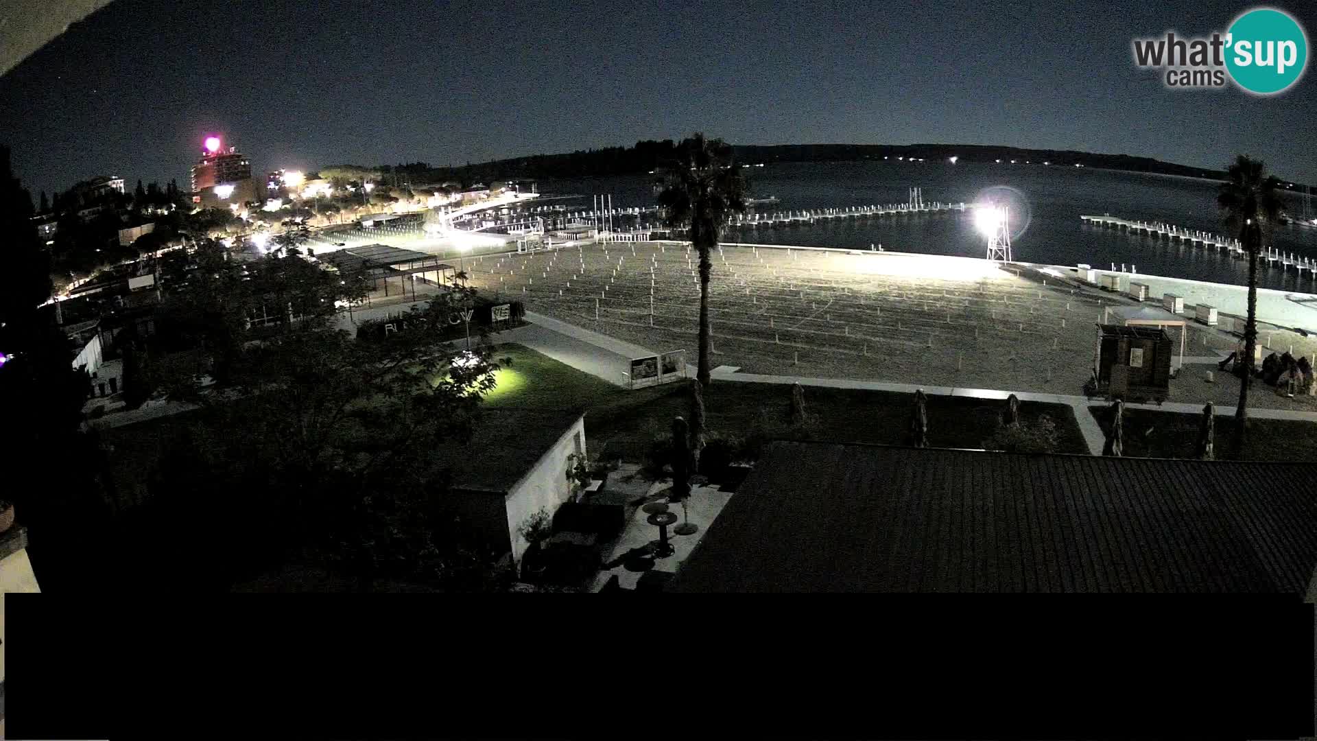 Webcam Live Playa de Portorož