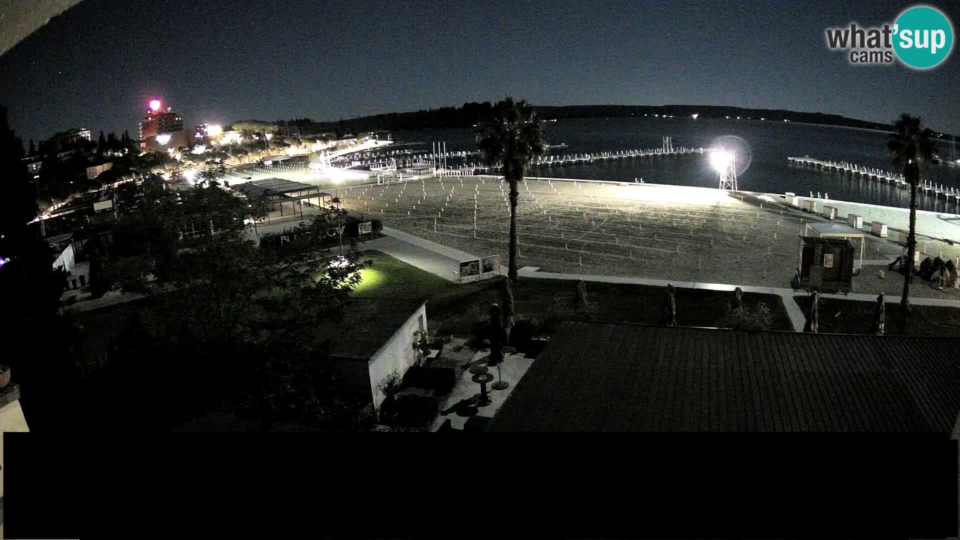 Webcam live Playa Portorož – Caffe Karamela