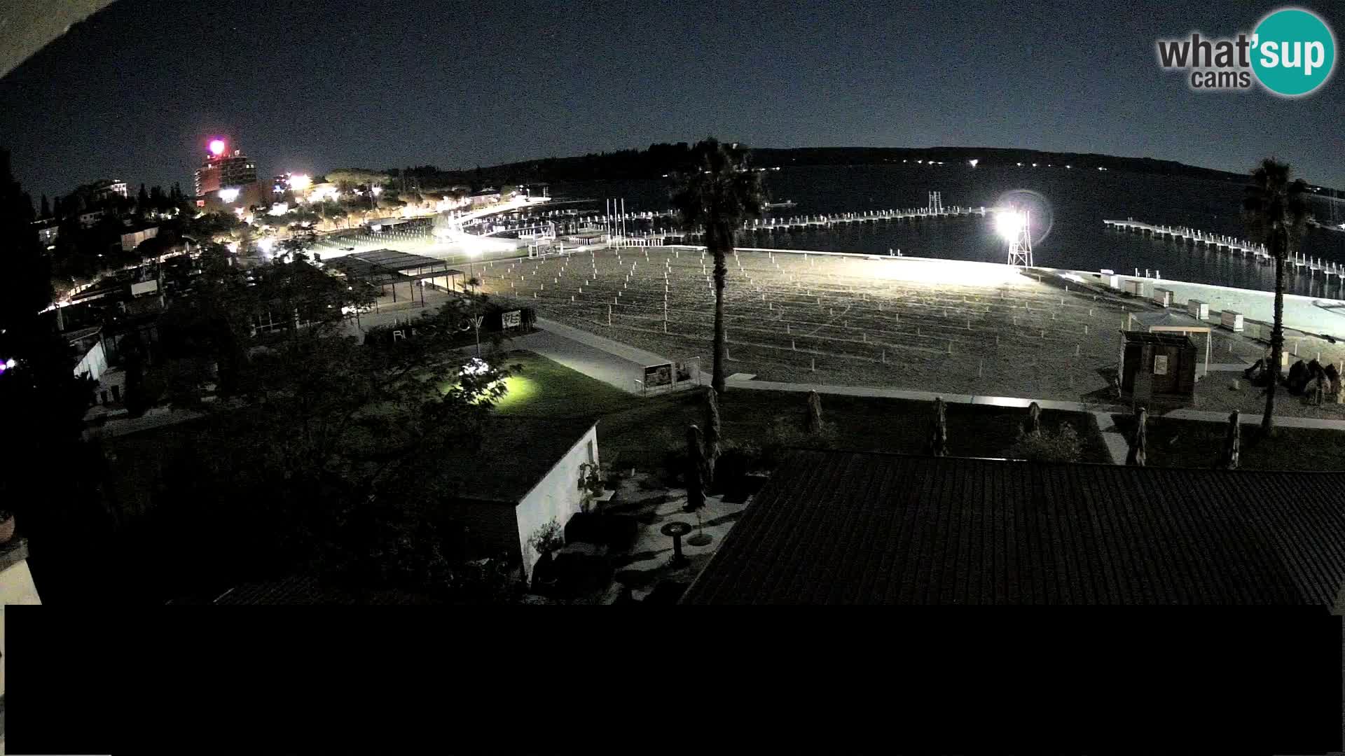 Webcam Live Strand in Portorož