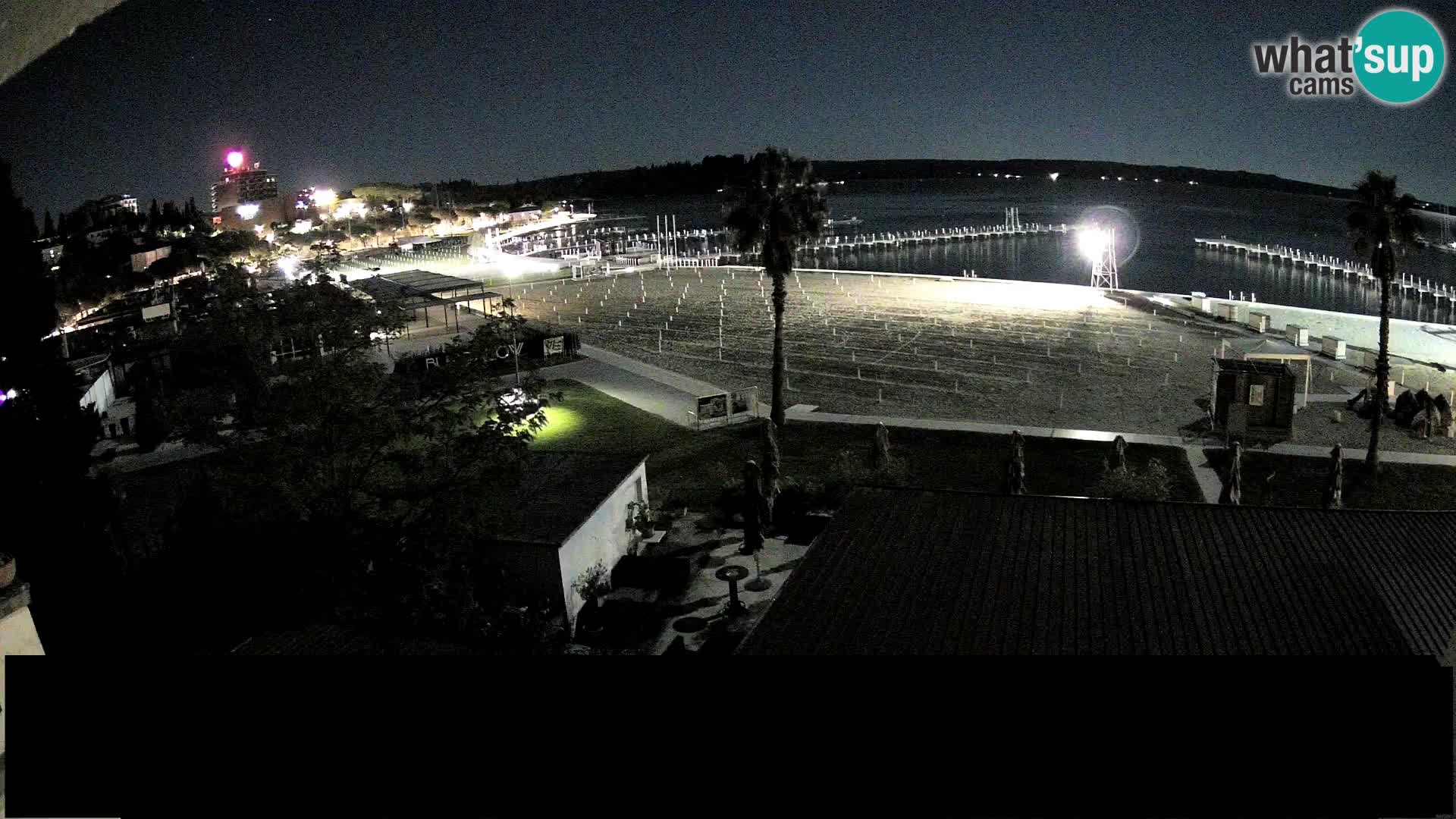 Playa Portorož camera en vivo