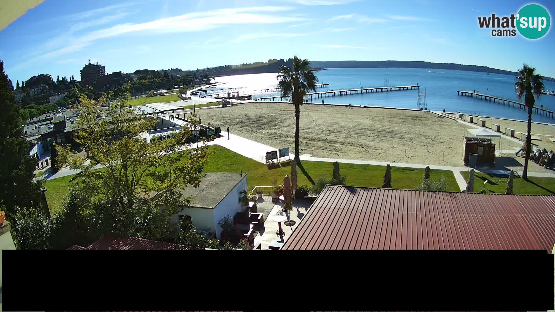 Webcam live Beach in Portorož