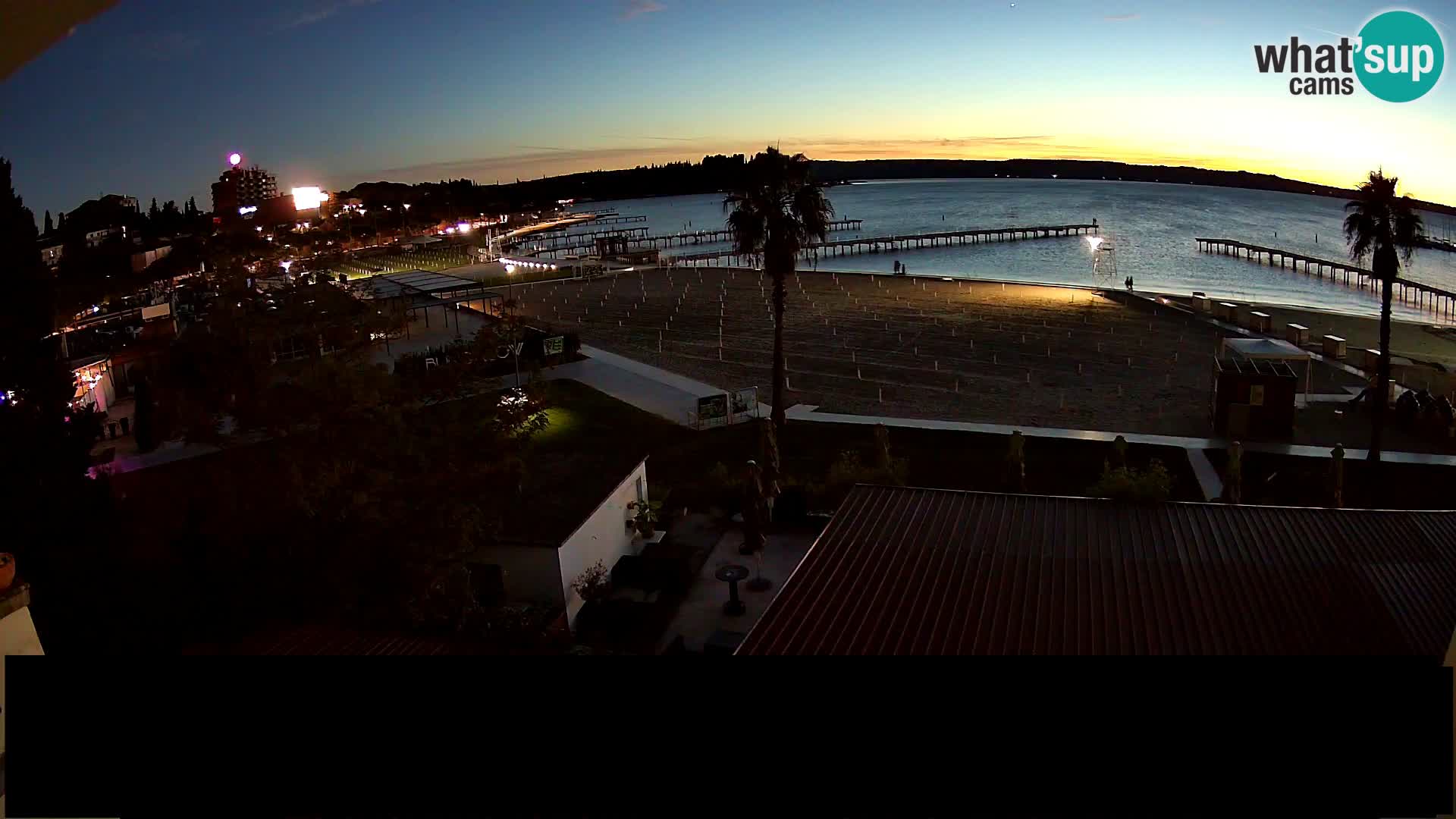 Webcam Live Playa de Portorož