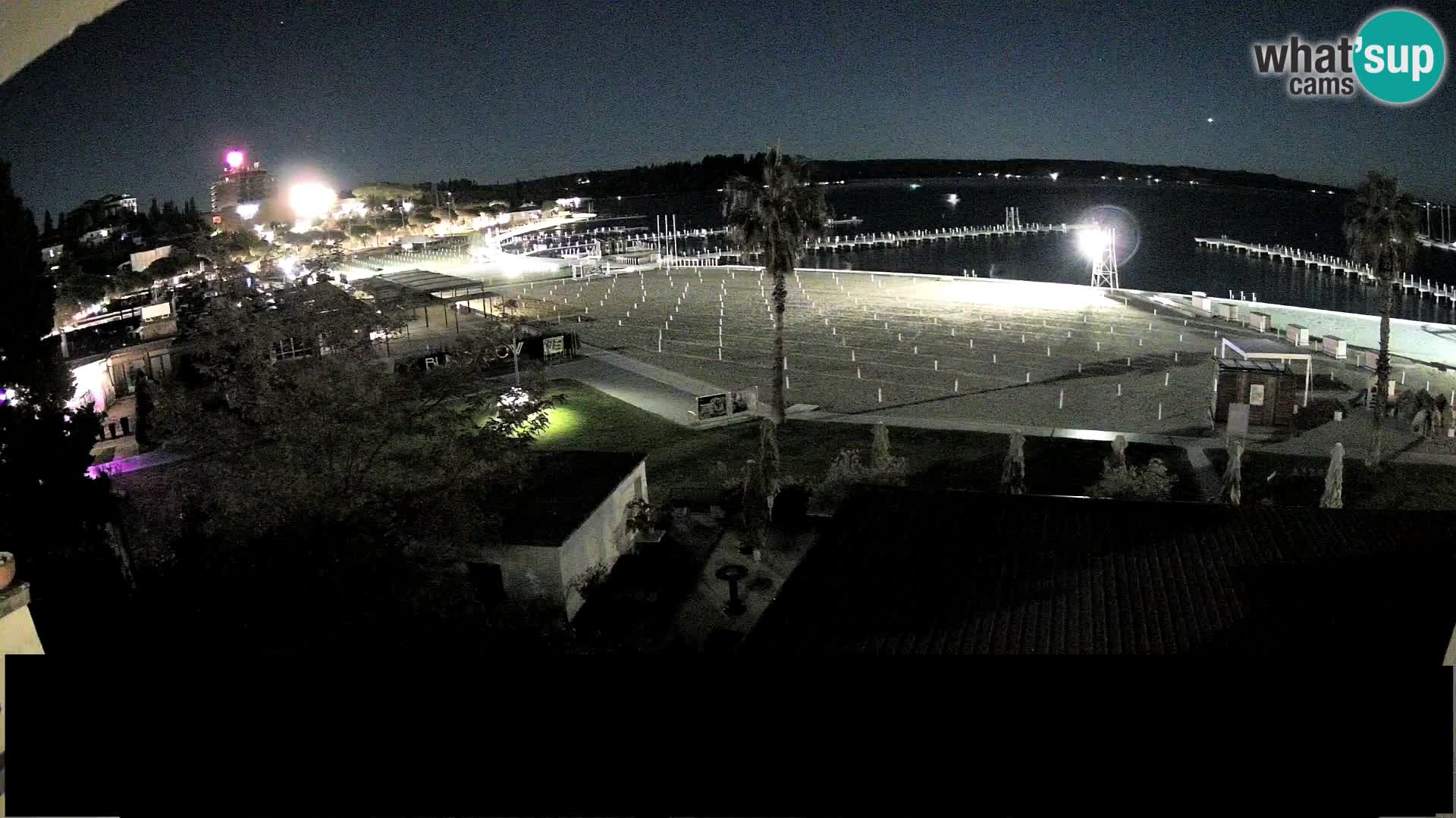 Playa Portorož camera en vivo