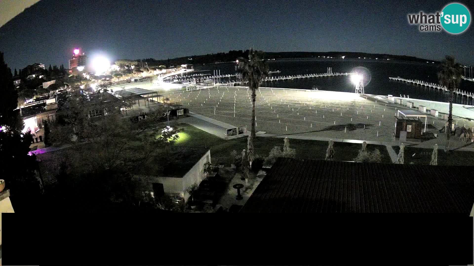 Playa Portorož camera en vivo