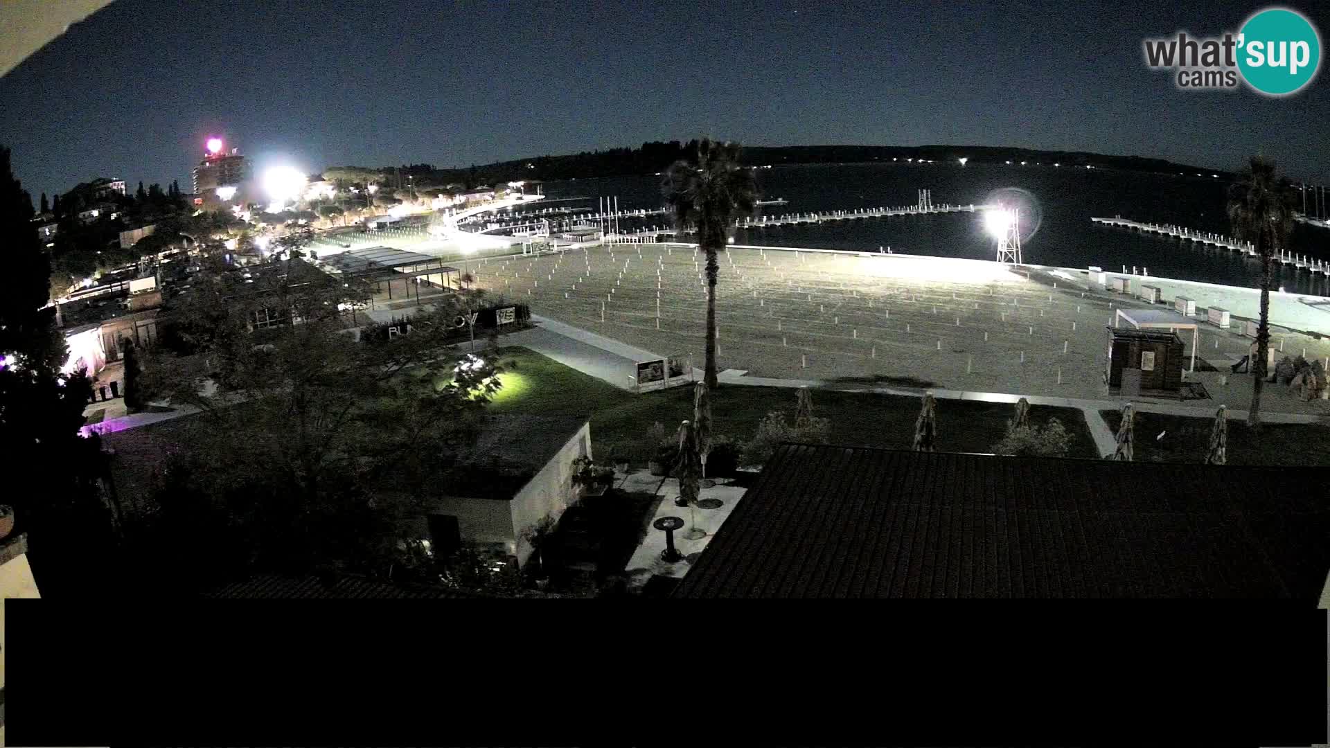 Webcam Live Playa de Portorož