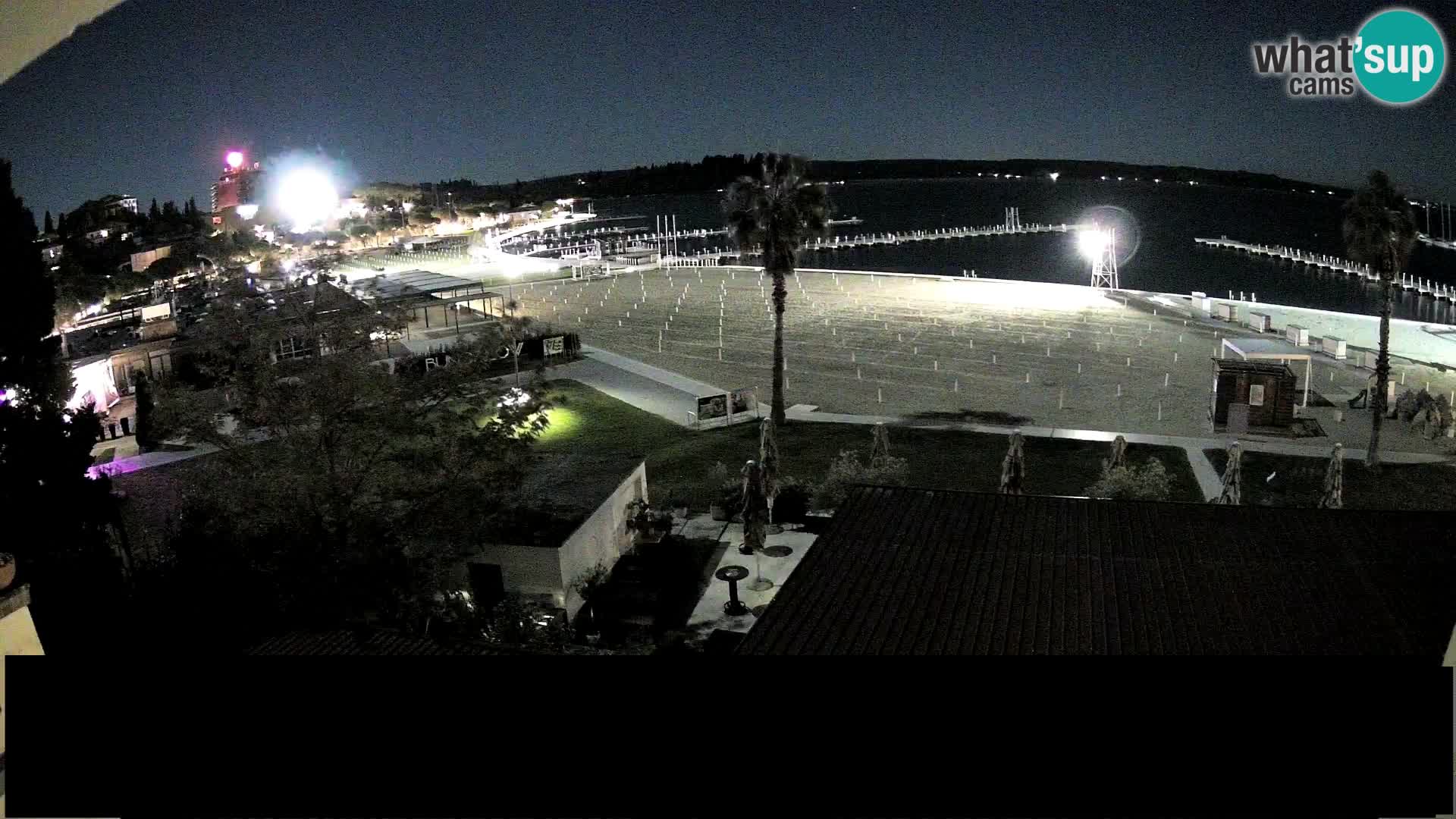 Webcam live Playa Portorož – Caffe Karamela