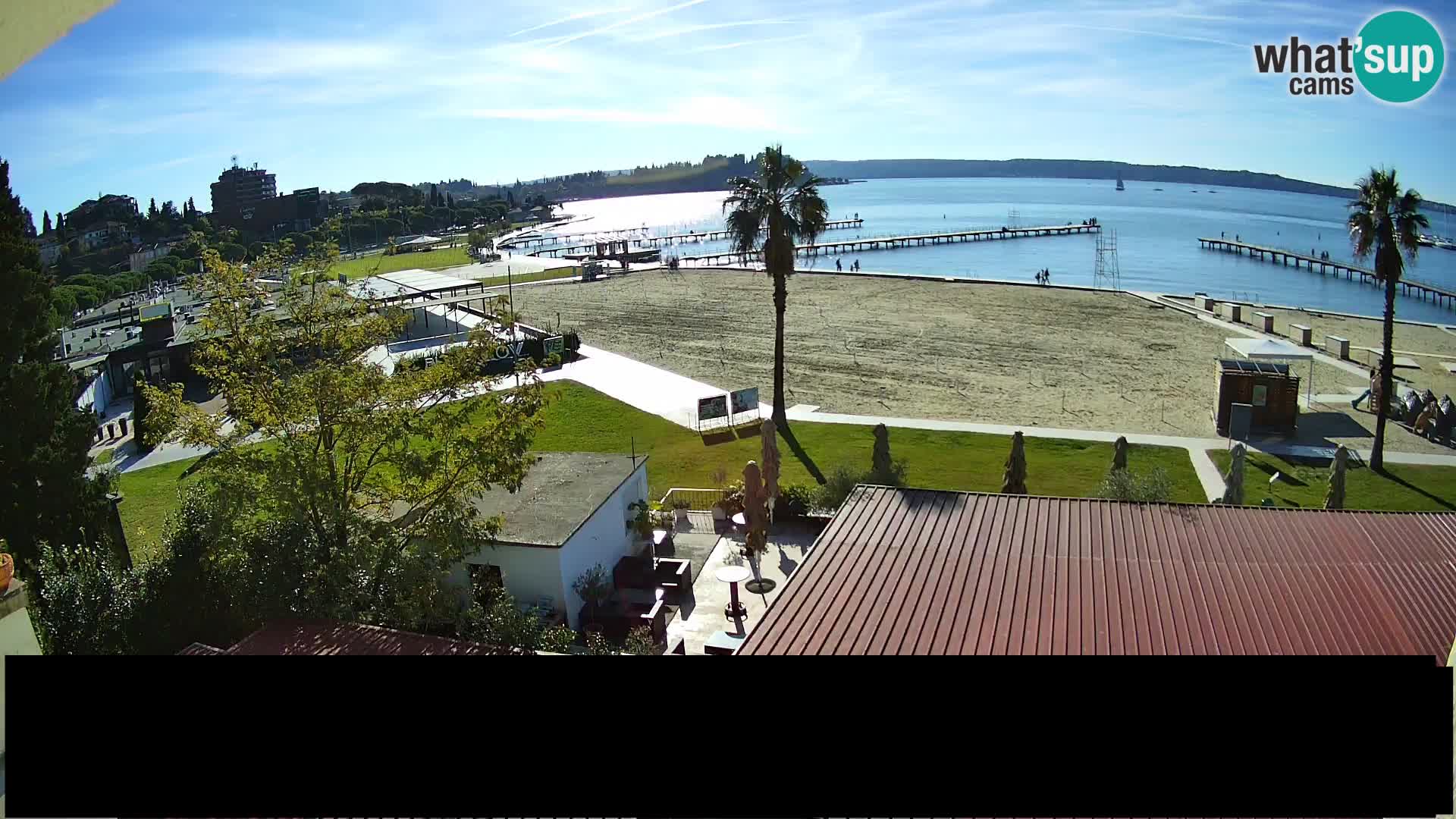 Webcam live Beach in Portorož