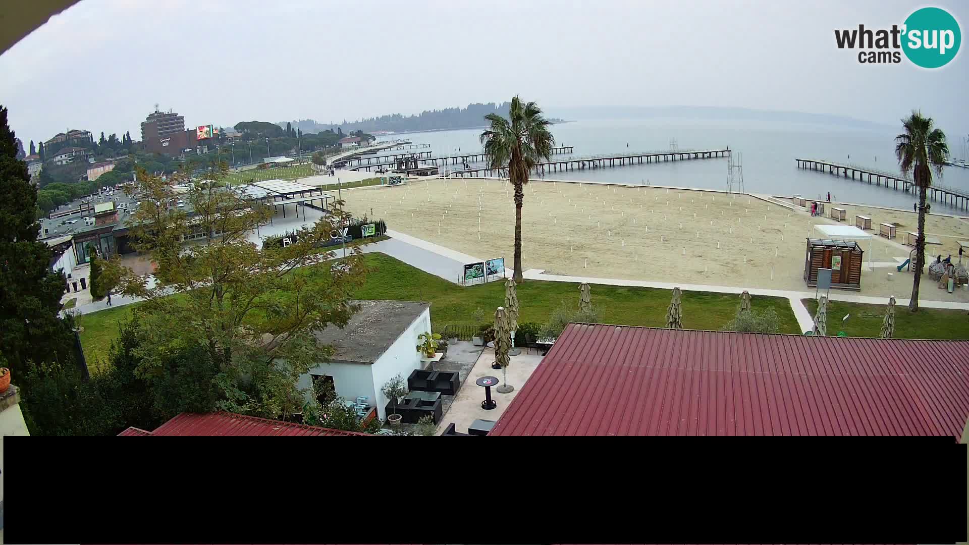 Webcam Live Strand in Portorož