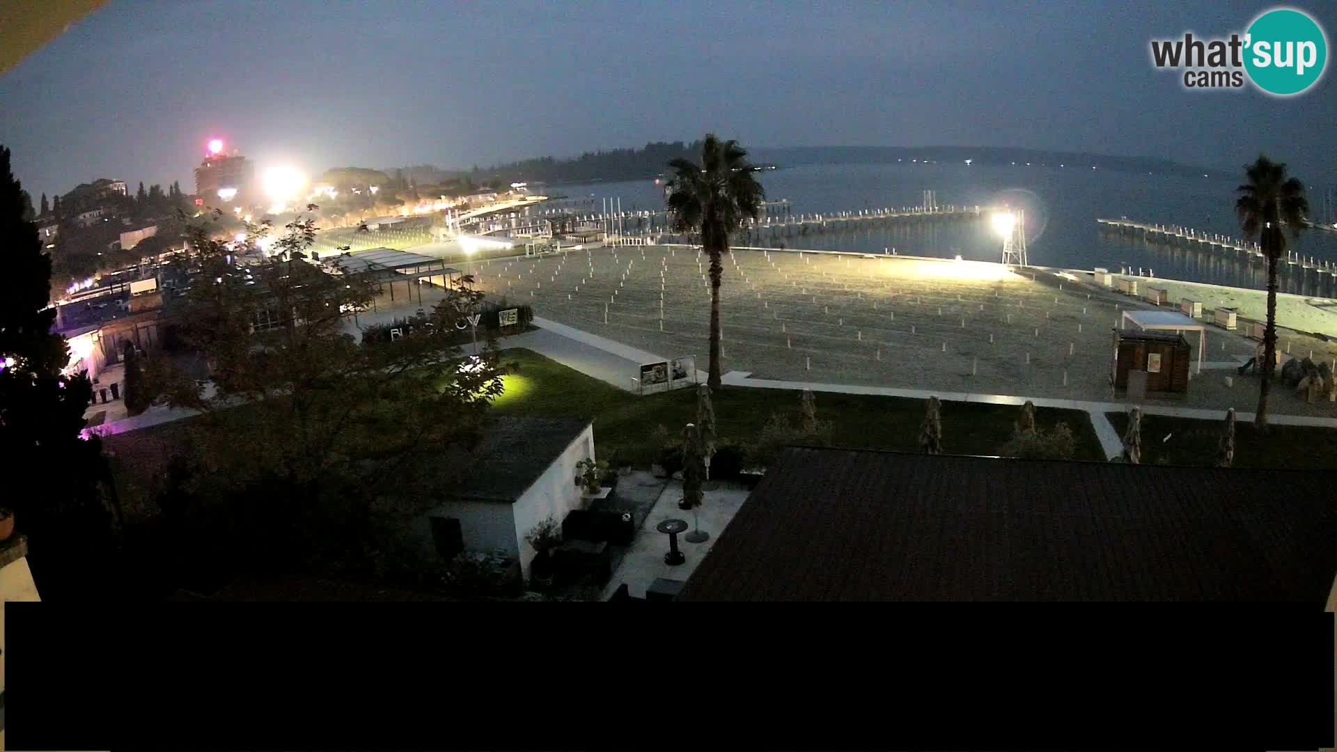 Webcam live Plage Portorož – Caffe Karamela