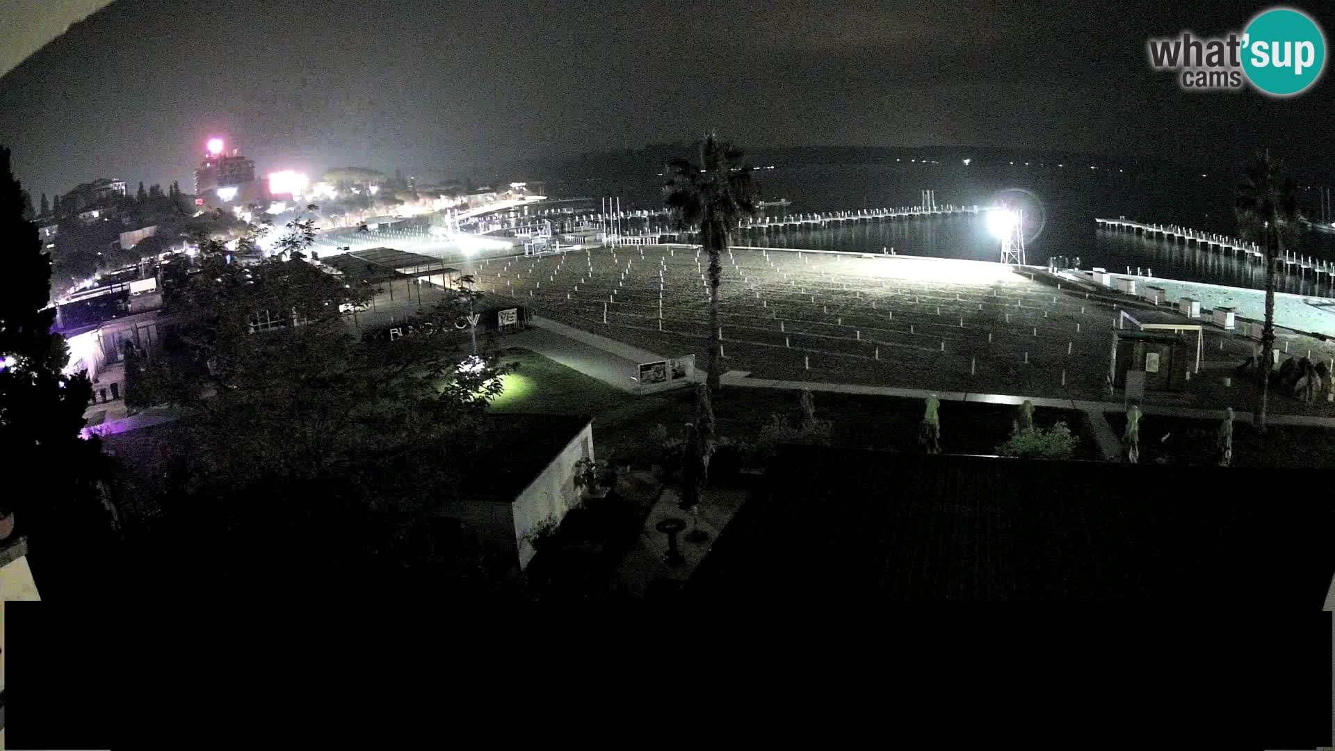 Plage Portorož live cam