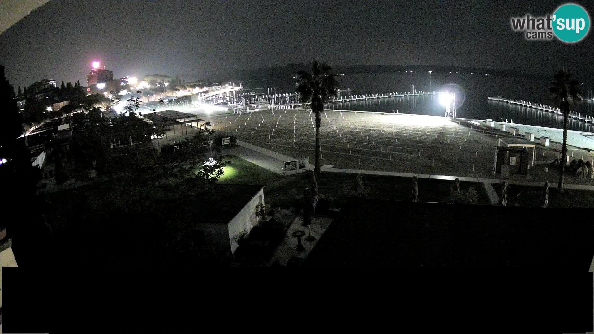 Plage Portorož live cam