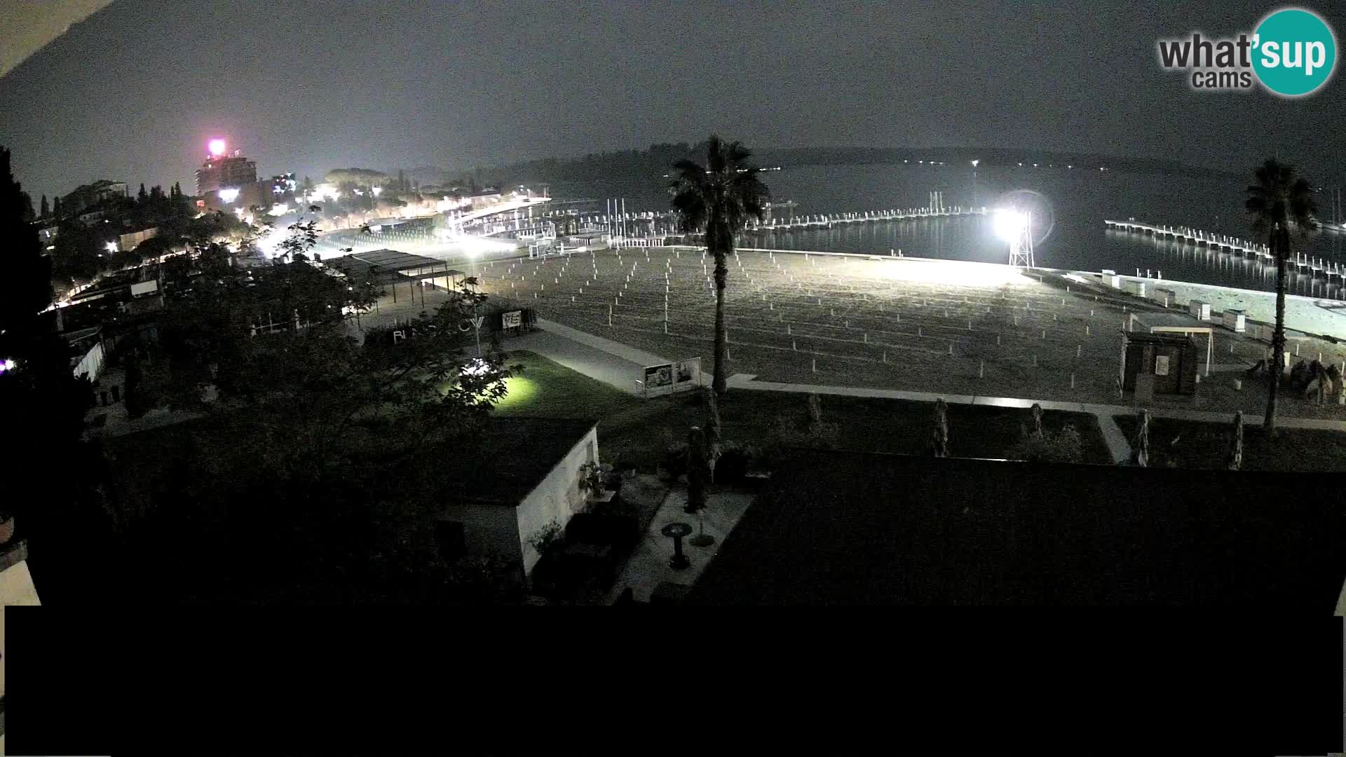 Webcam Live Playa de Portorož