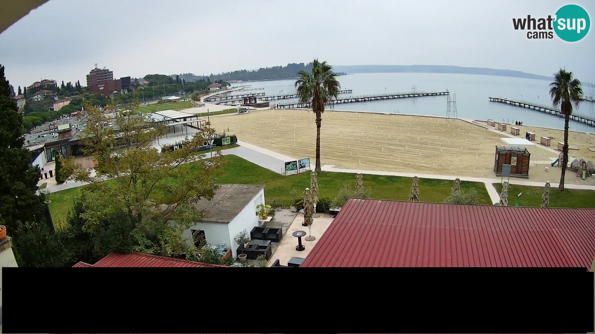 Spiaggia di Portorose live webcam