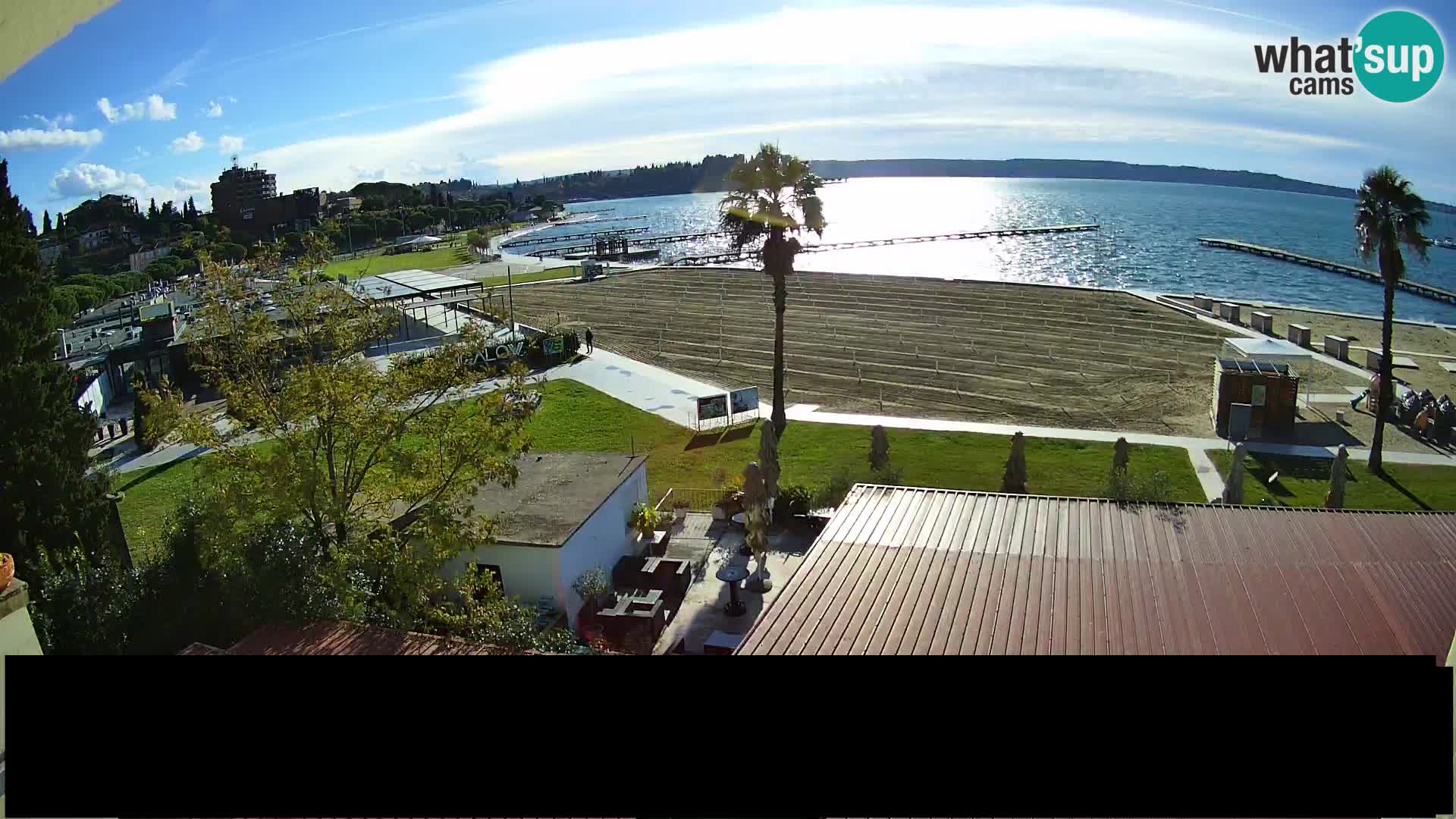 Webcam Live Spiaggia di Portorose